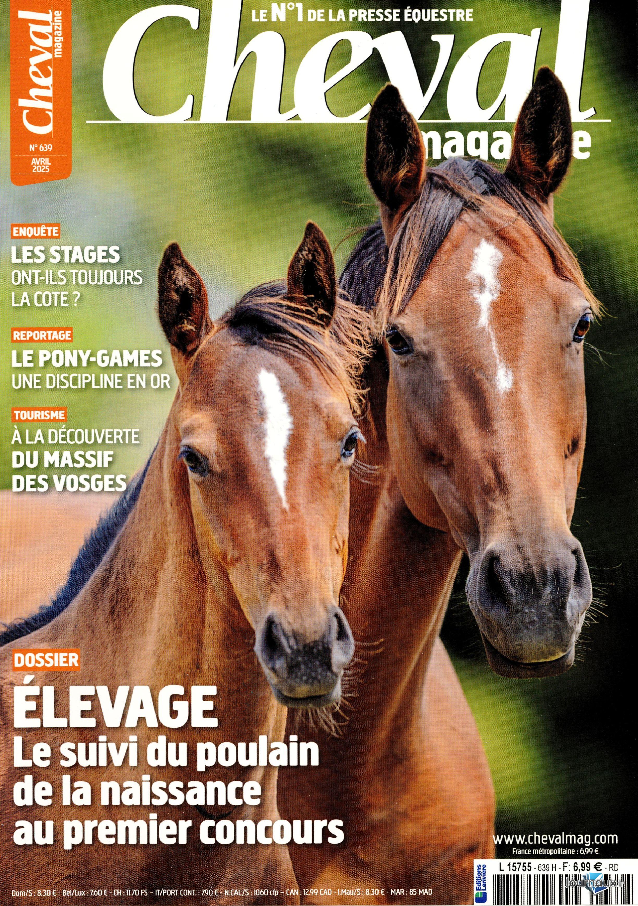 Cheval Magazine  n° 639 2025-03-21
