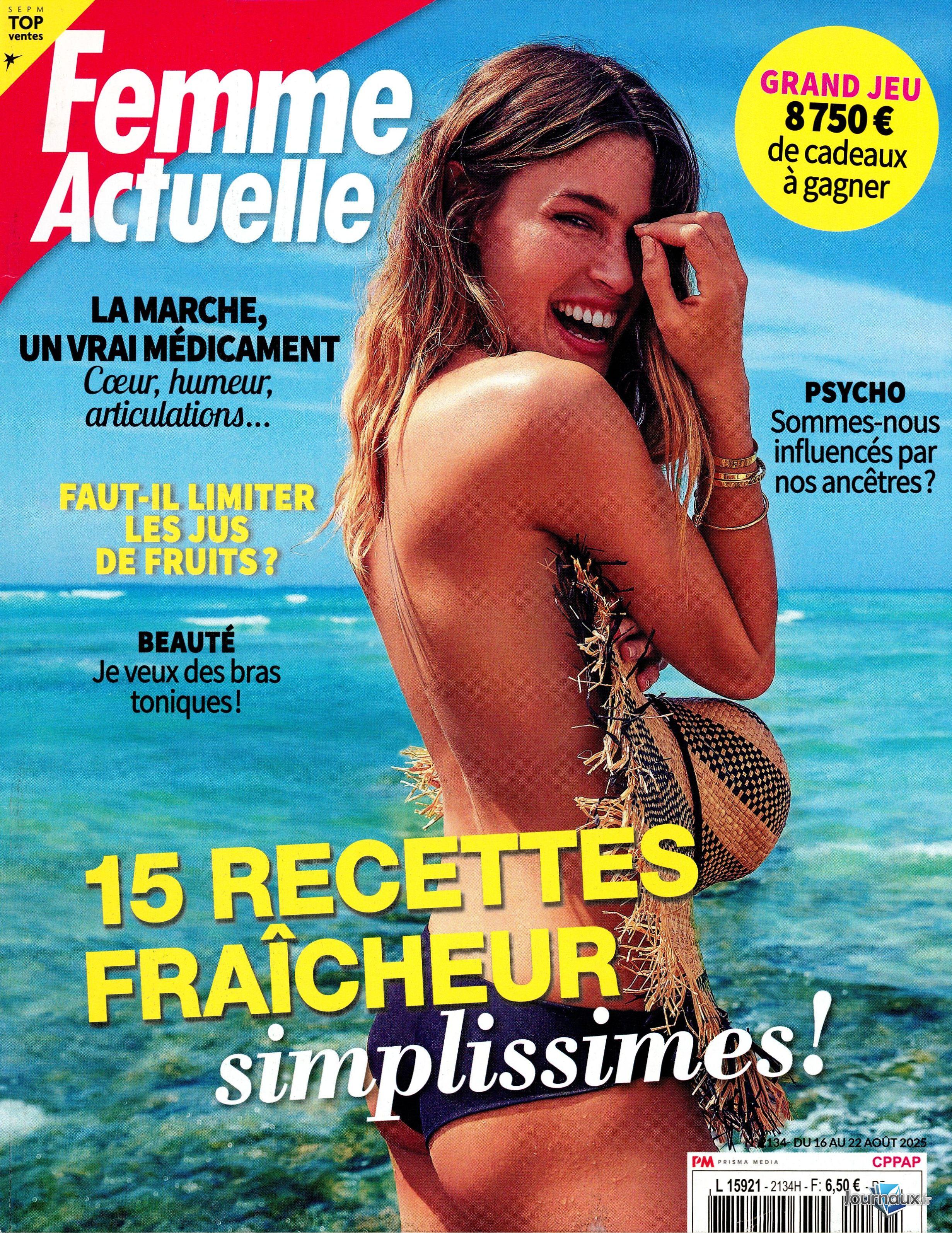 Femme Actuelle + livre n° 2134 2025-08-16