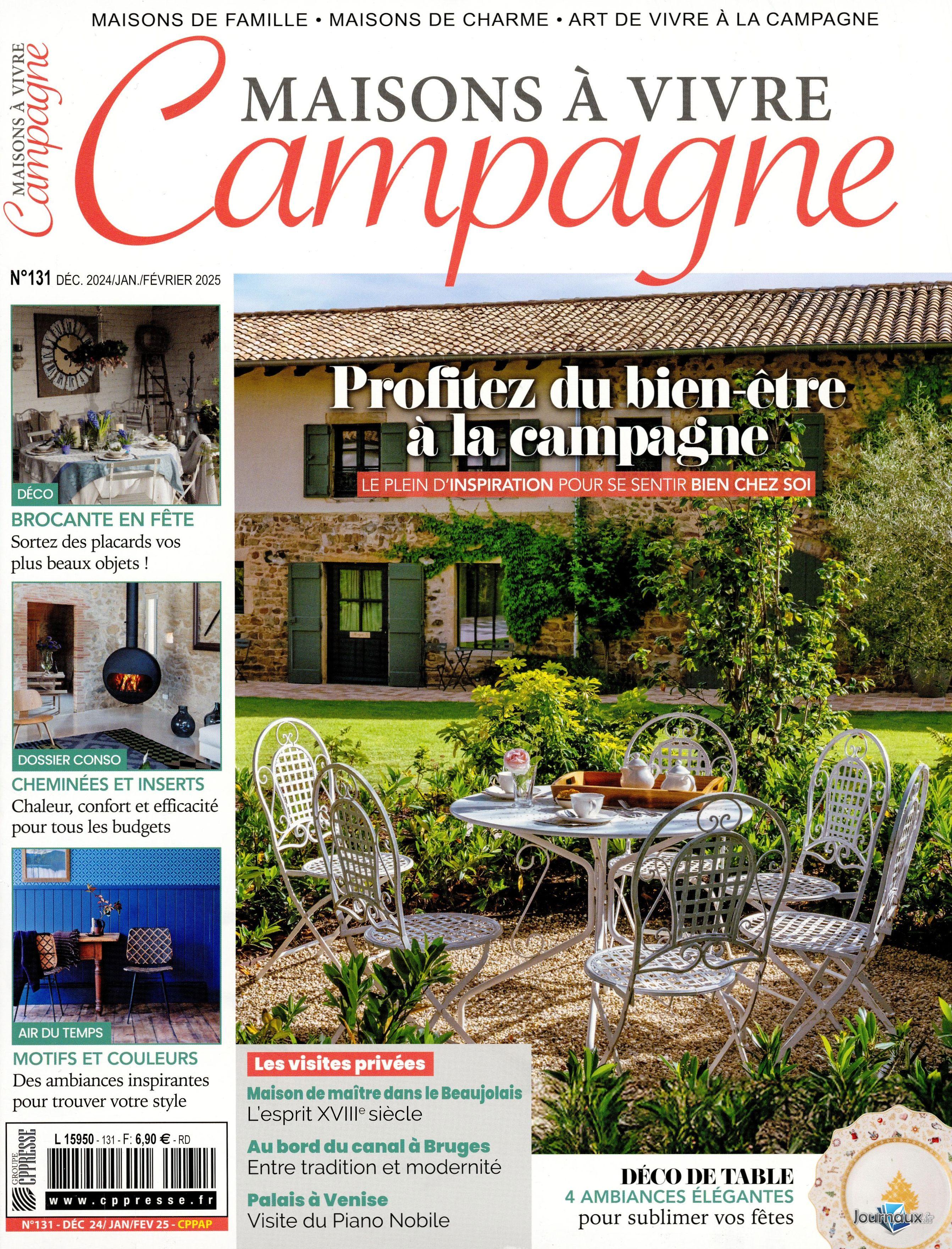Maisons à Vivre Campagne + 2ème Magazine  n° 133 2025-05-27