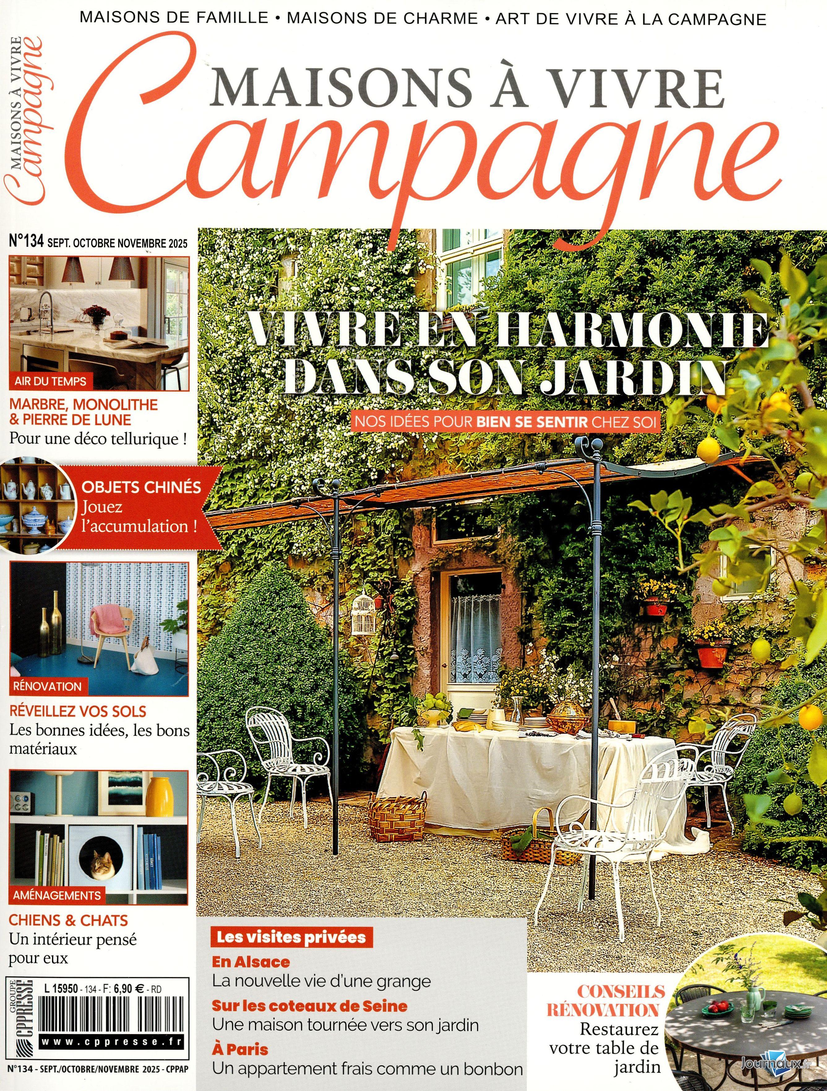 Maisons à Vivre Campagne + 2ème Magazine  n° 134 2025-08-26