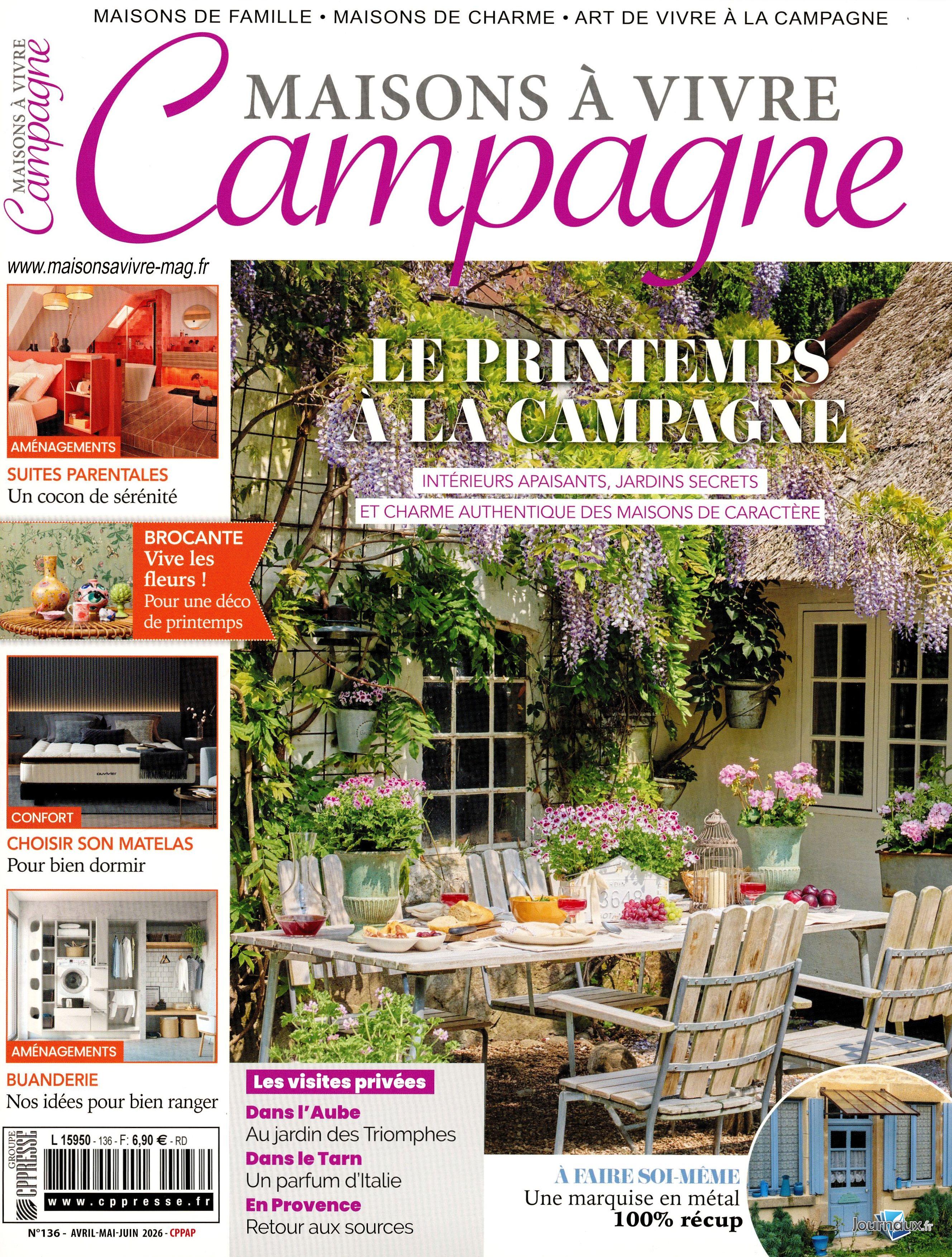 Maisons à Vivre Campagne + 2ème Magazine  n° 136 2026-03-19