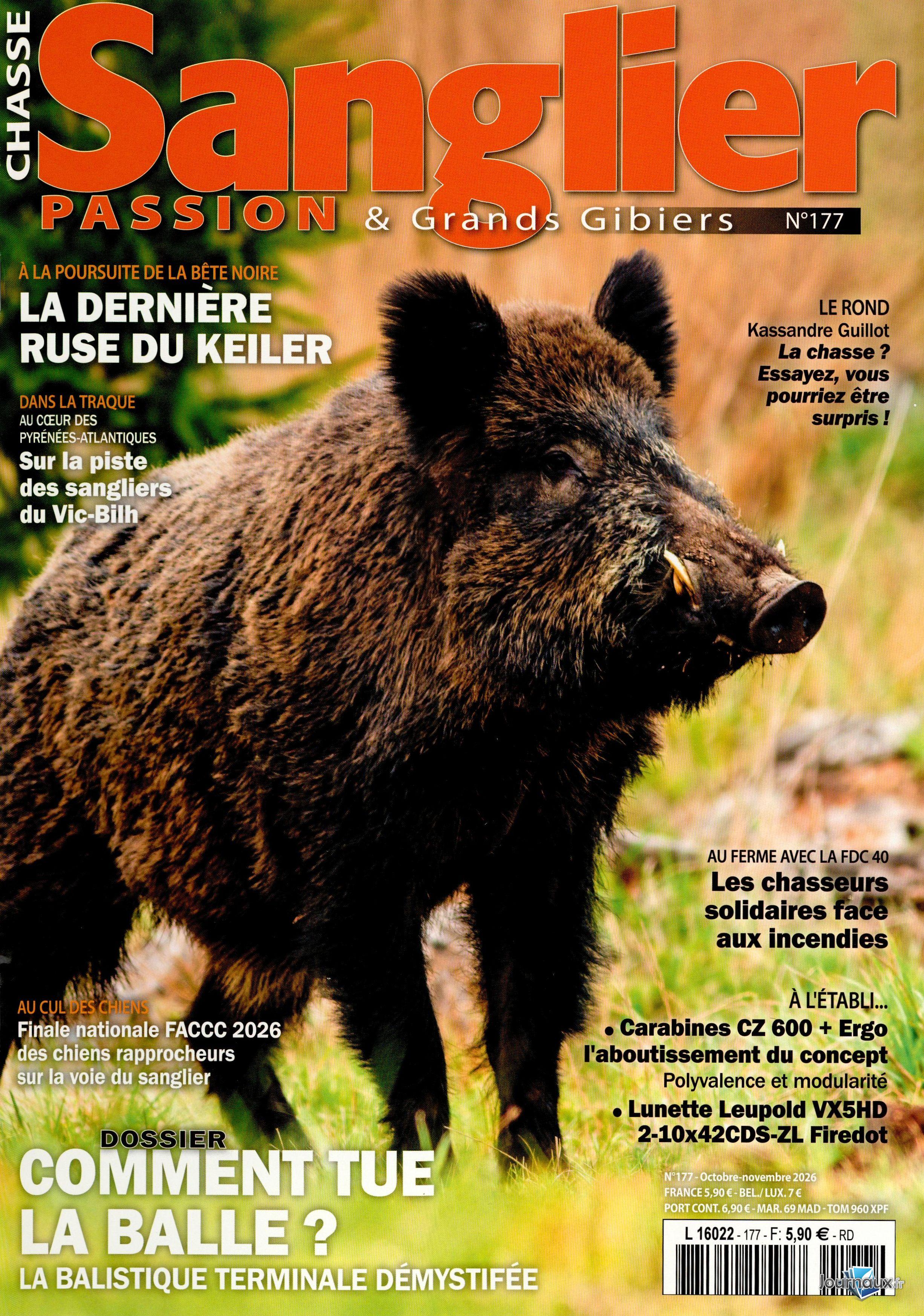 Chasse Sanglier Passion & Grands Gibiers n° 177 2026-09-19