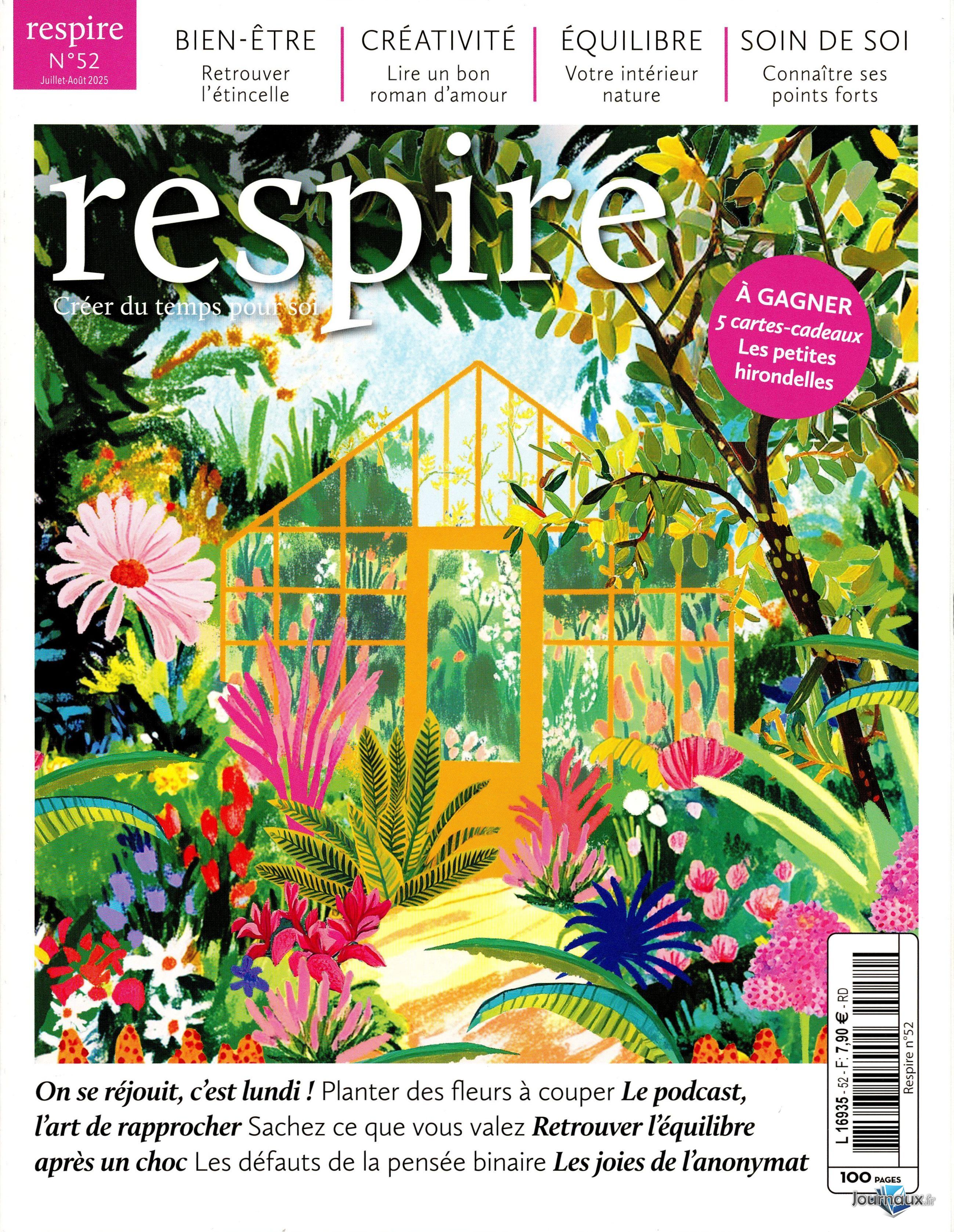 Respire + 2 Anciens Numéros n° 58 2026-07-23