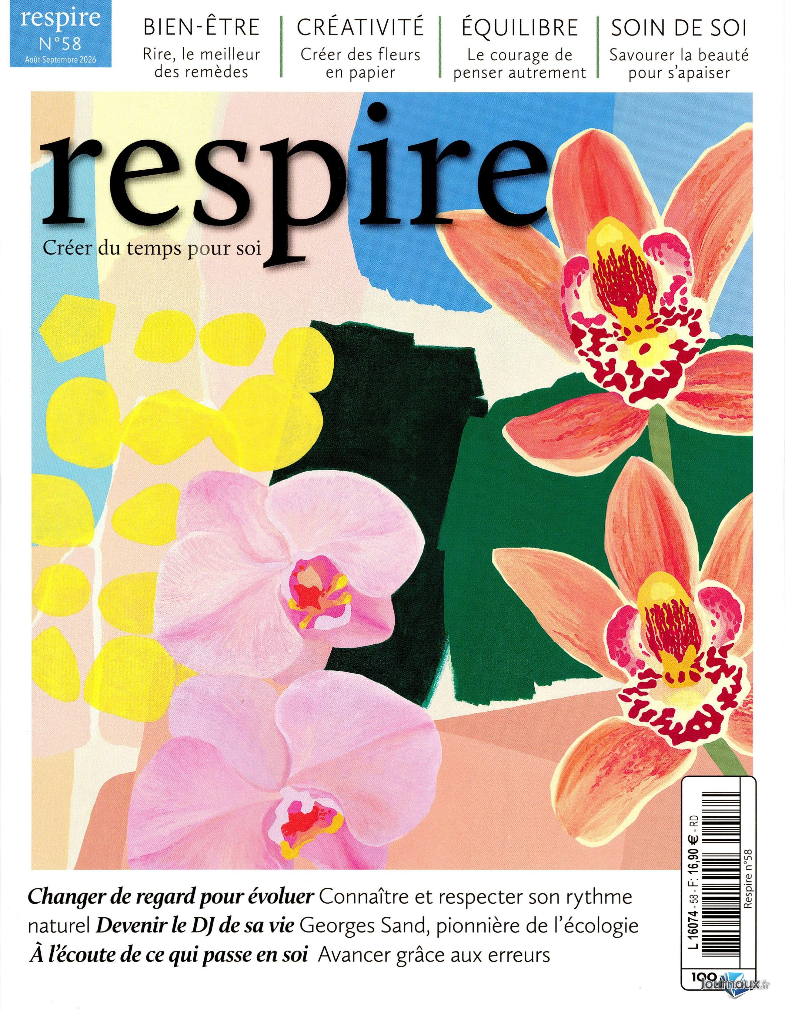 Respire + 2 Anciens Numéros n° 58 2026-07-23