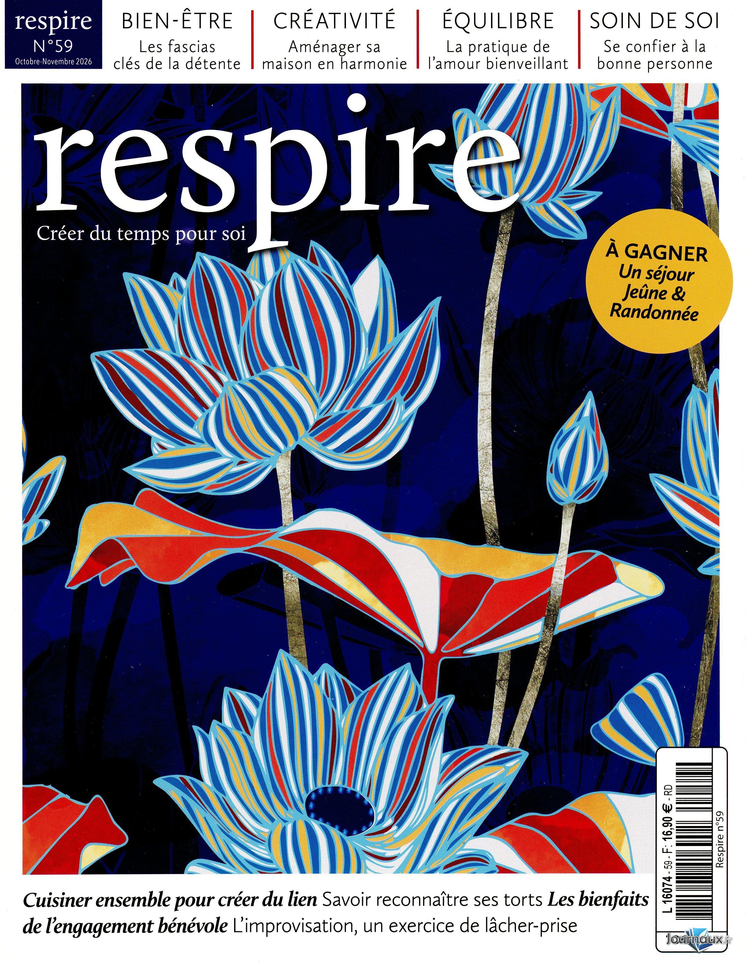 Respire + 2 Anciens Numéros n° 59 2026-09-17