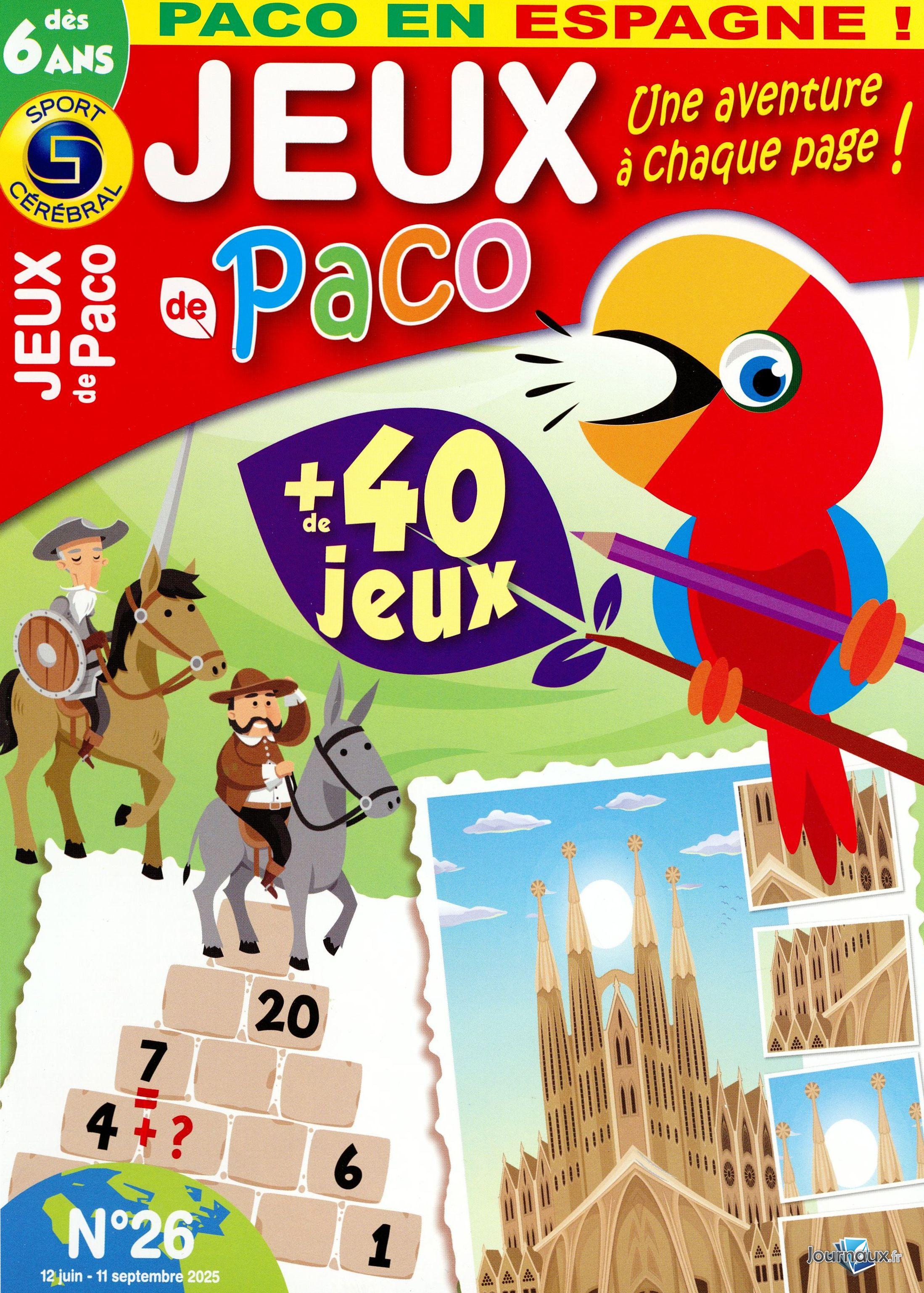 SC Les Jeux de Paco Dès 6 Ans n° 26 2025-06-13