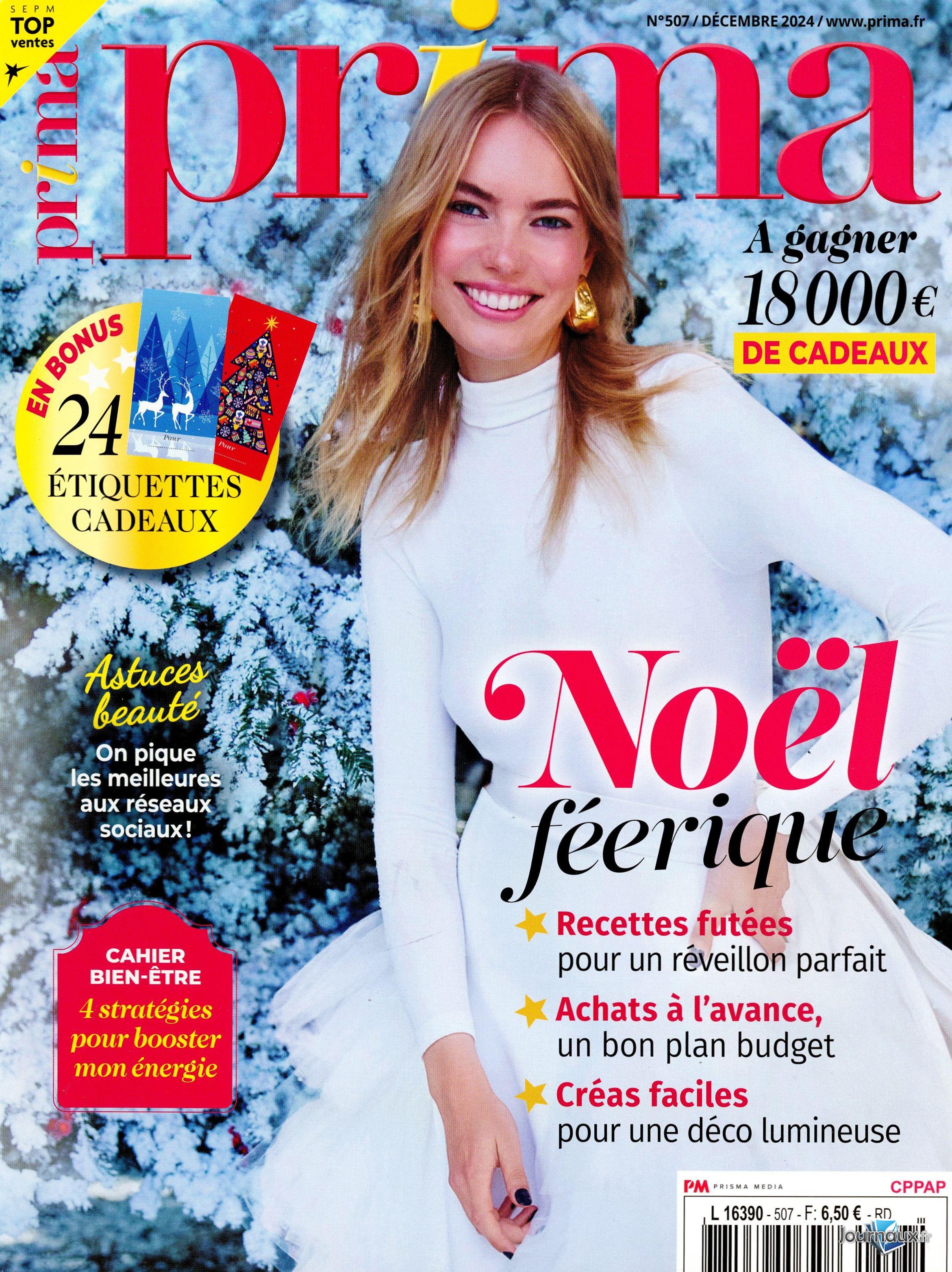 Prima + Prima Spécial Fêtes  n° 507 2024-11-05