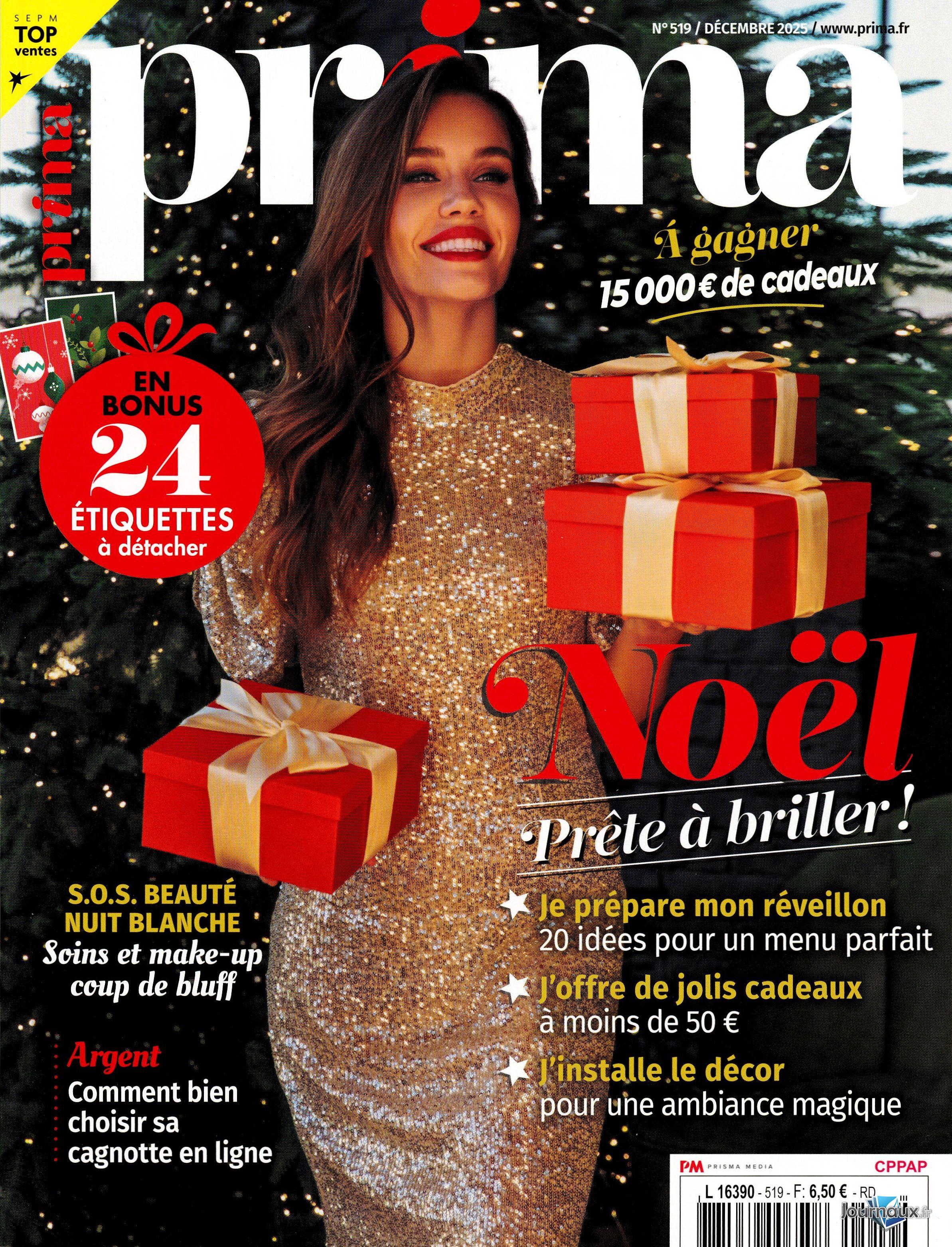 Prima + Prima Spécial Fêtes n° 519 2025-11-05