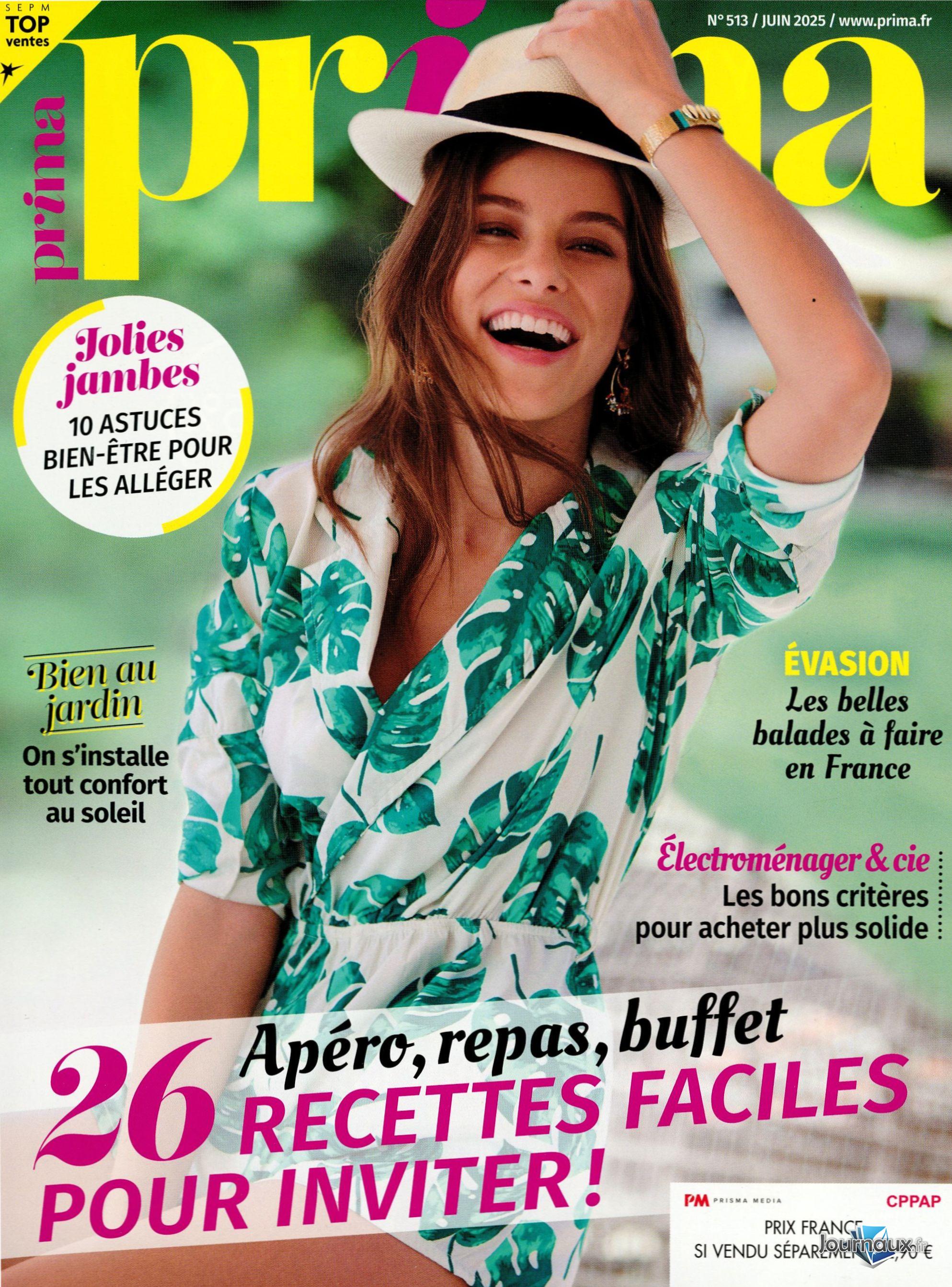 Femme Actuelle + Prima Pocket n° 2120 2025-05-10