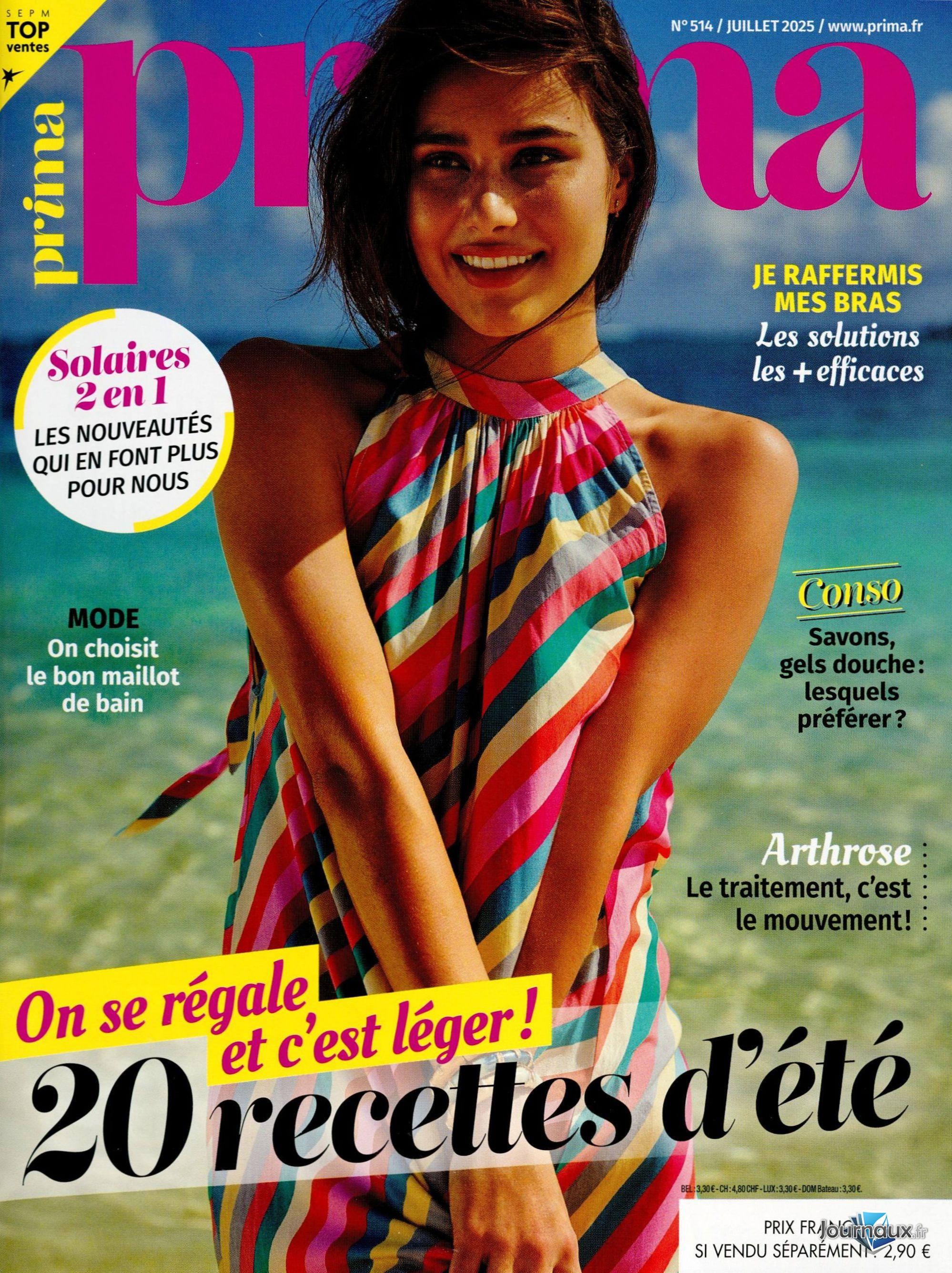 Femme Actuelle + Prima Pocket n° 2124 2025-06-07