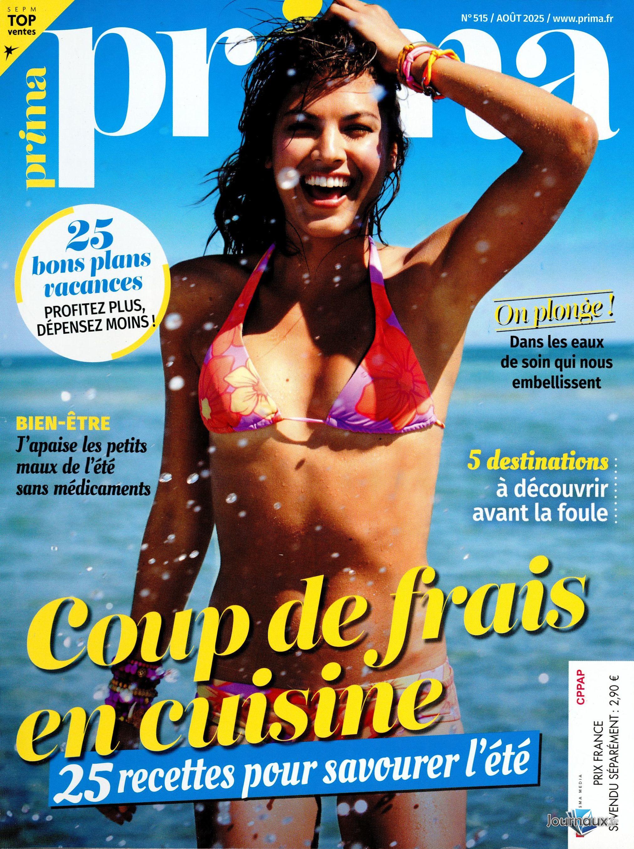 Femme Actuelle + Prima Pocket n° 2128 2025-07-05