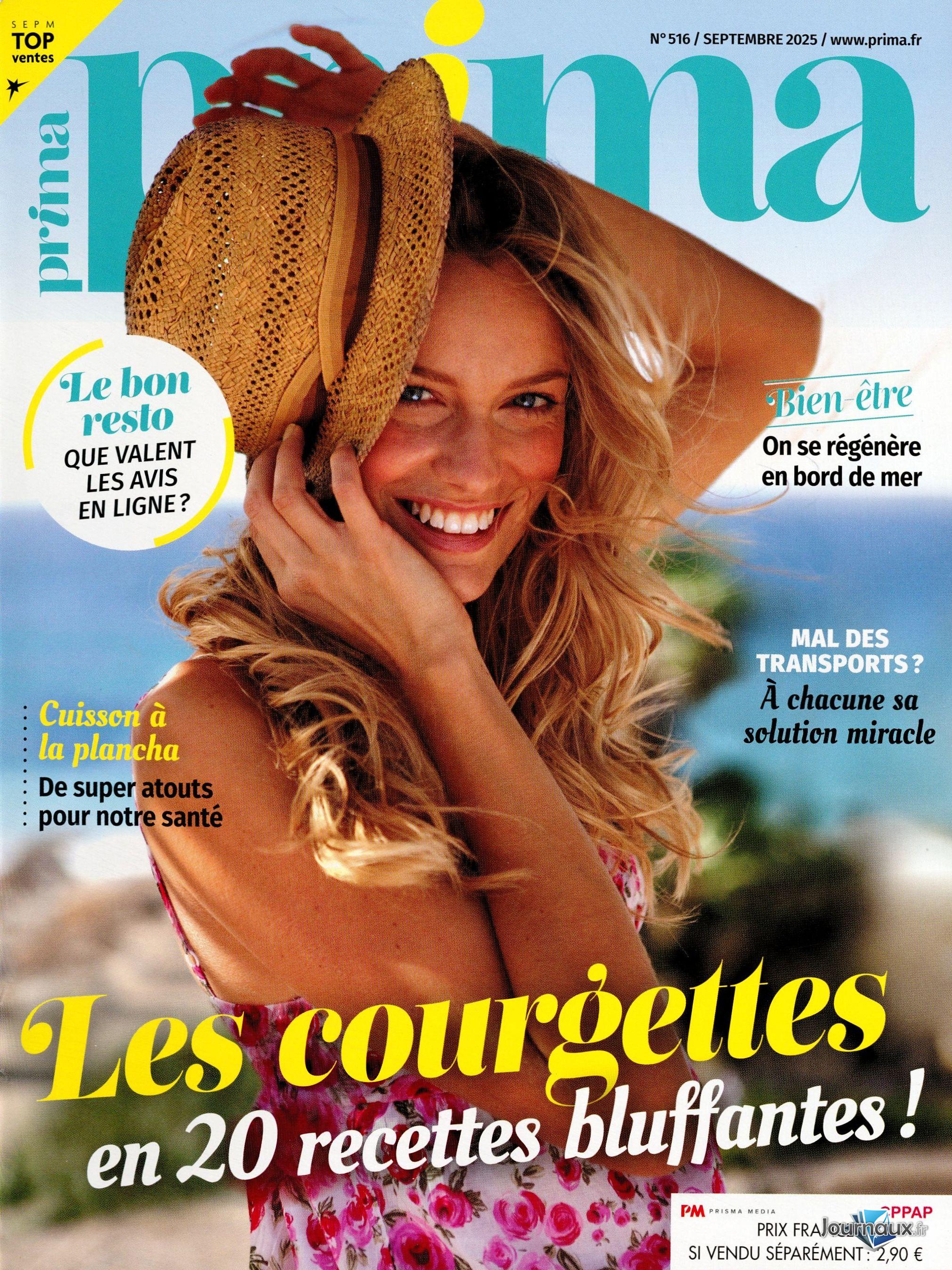 Femme Actuelle + Prima Pocket n° 2132 2025-08-02