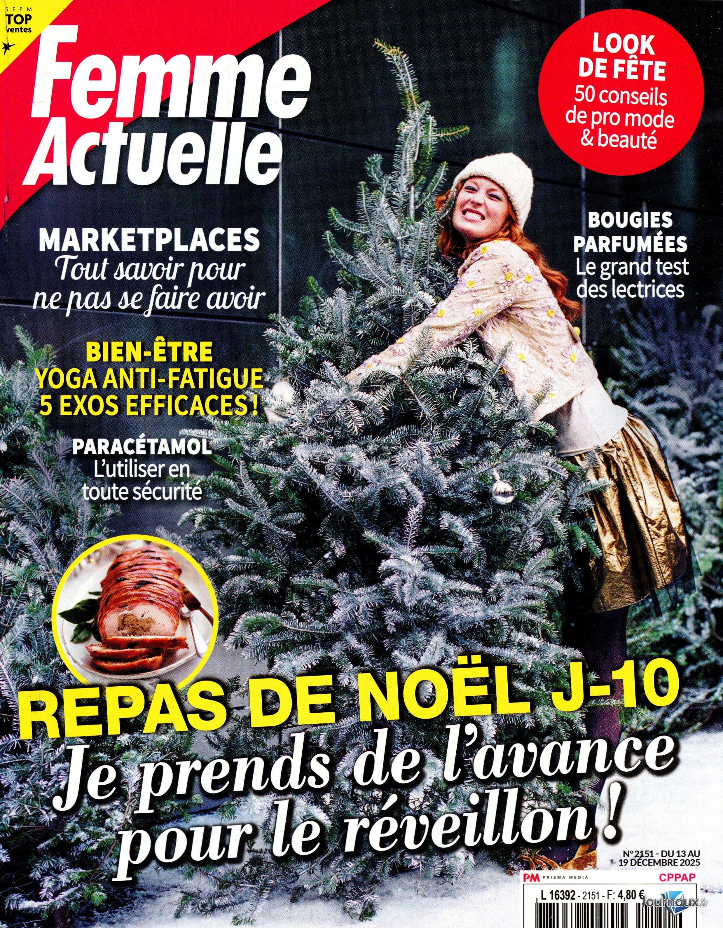 Femme Actuelle + Prima Pocket n° 2151 2025-12-13