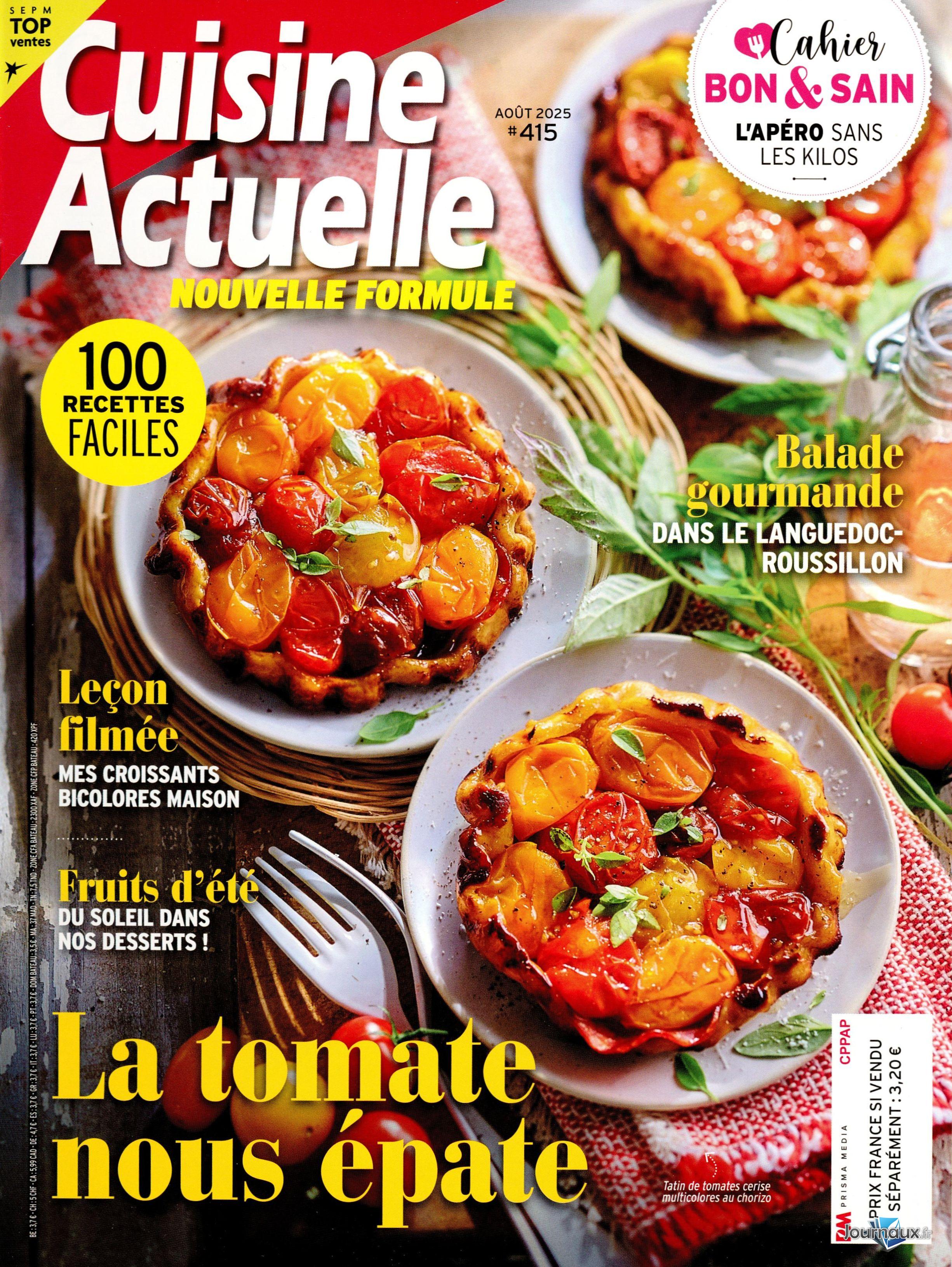Femme Actuelle + Cuisine Actuelle n° 2129 2025-07-12