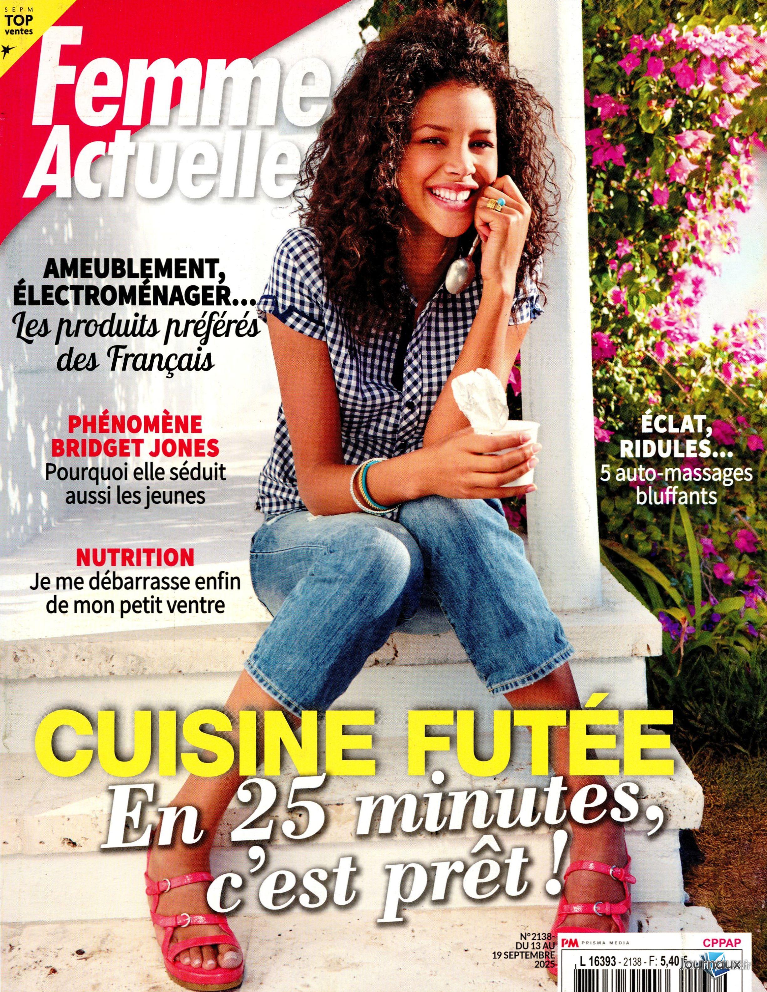 Femme Actuelle + Cuisine Actuelle n° 2138 2025-09-13