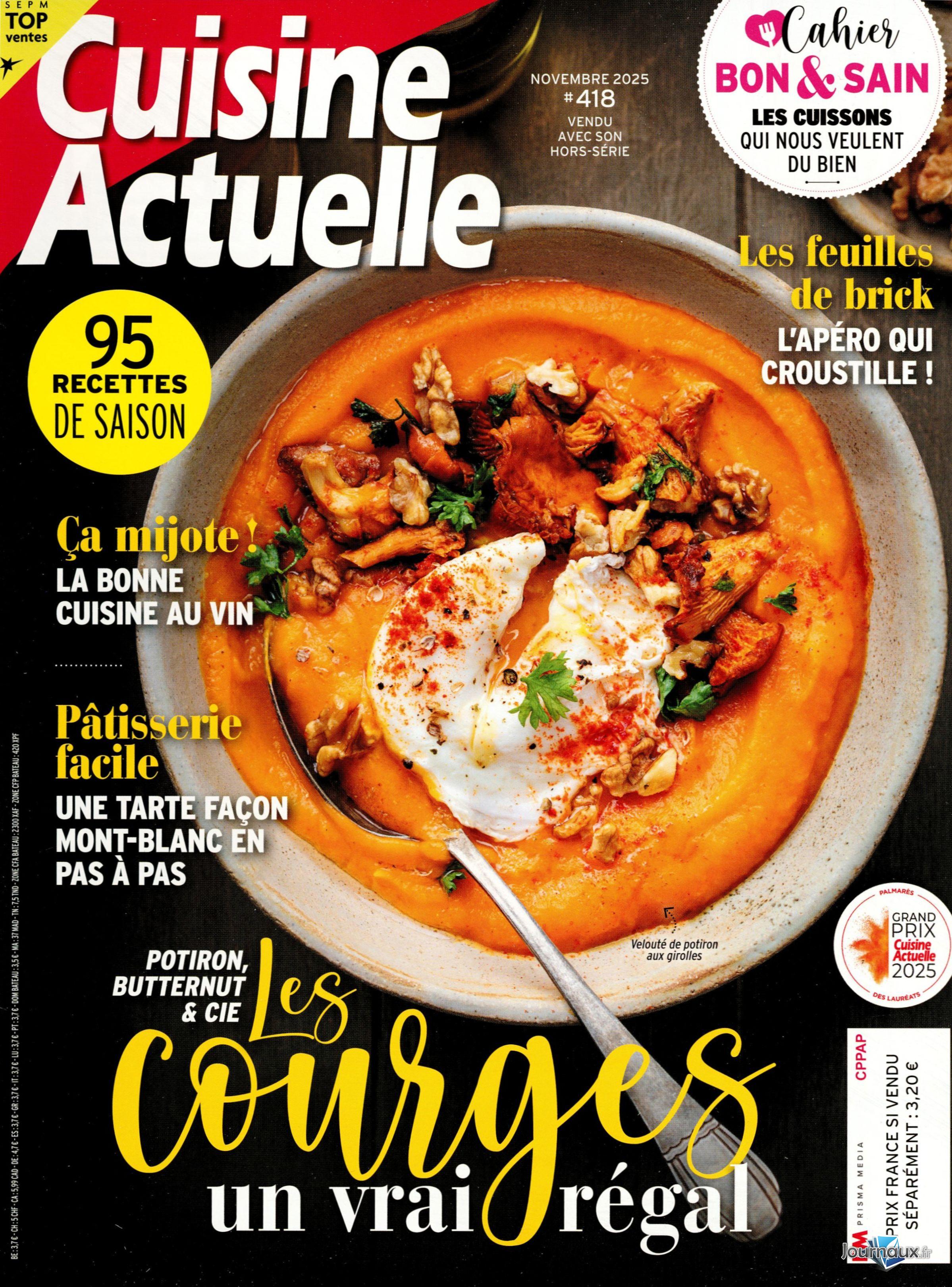 Femme Actuelle + Cuisine Actuelle n° 2141 2025-10-04