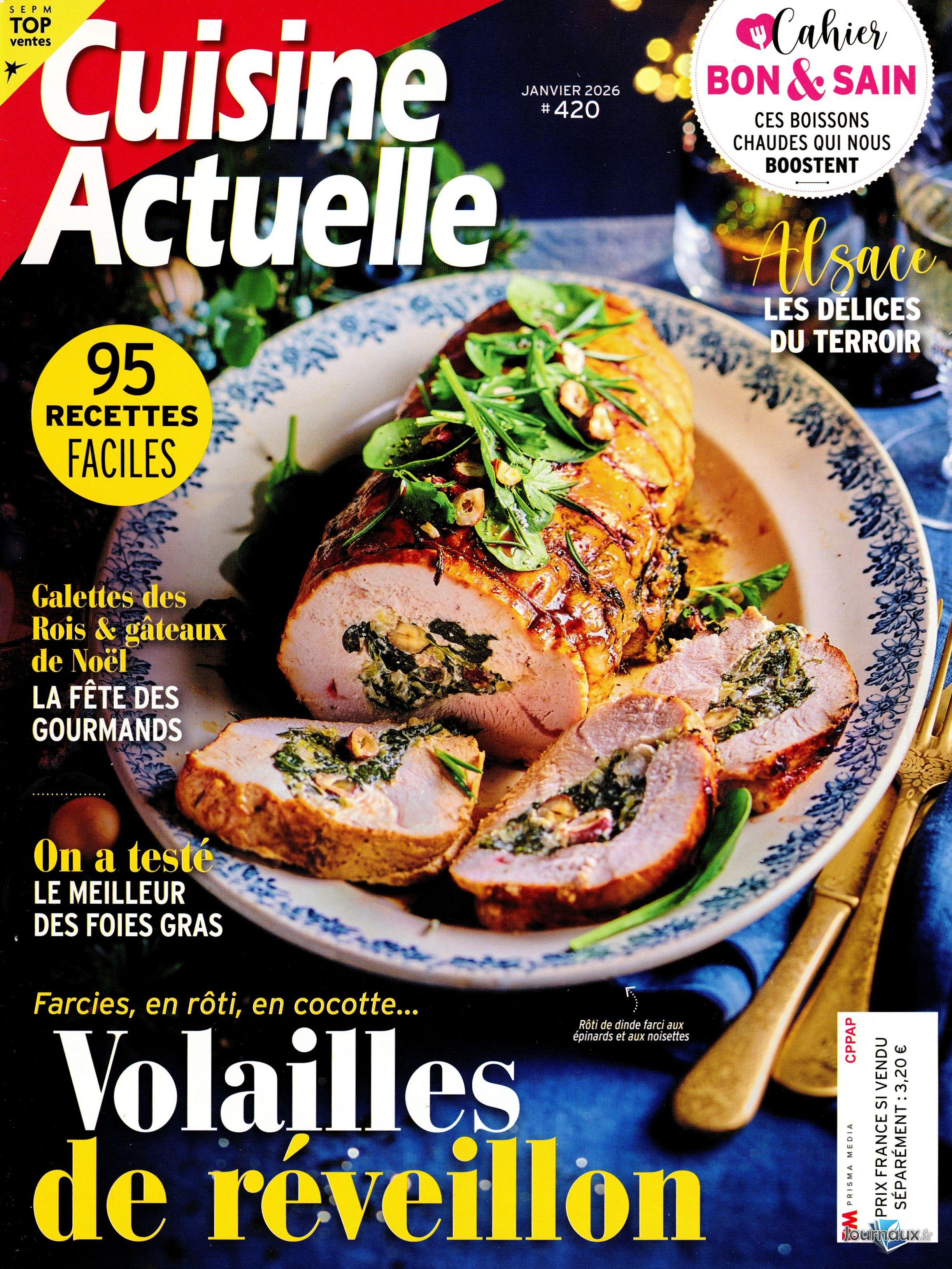 Femme Actuelle + Cuisine Actuelle n° 2150 2025-12-06