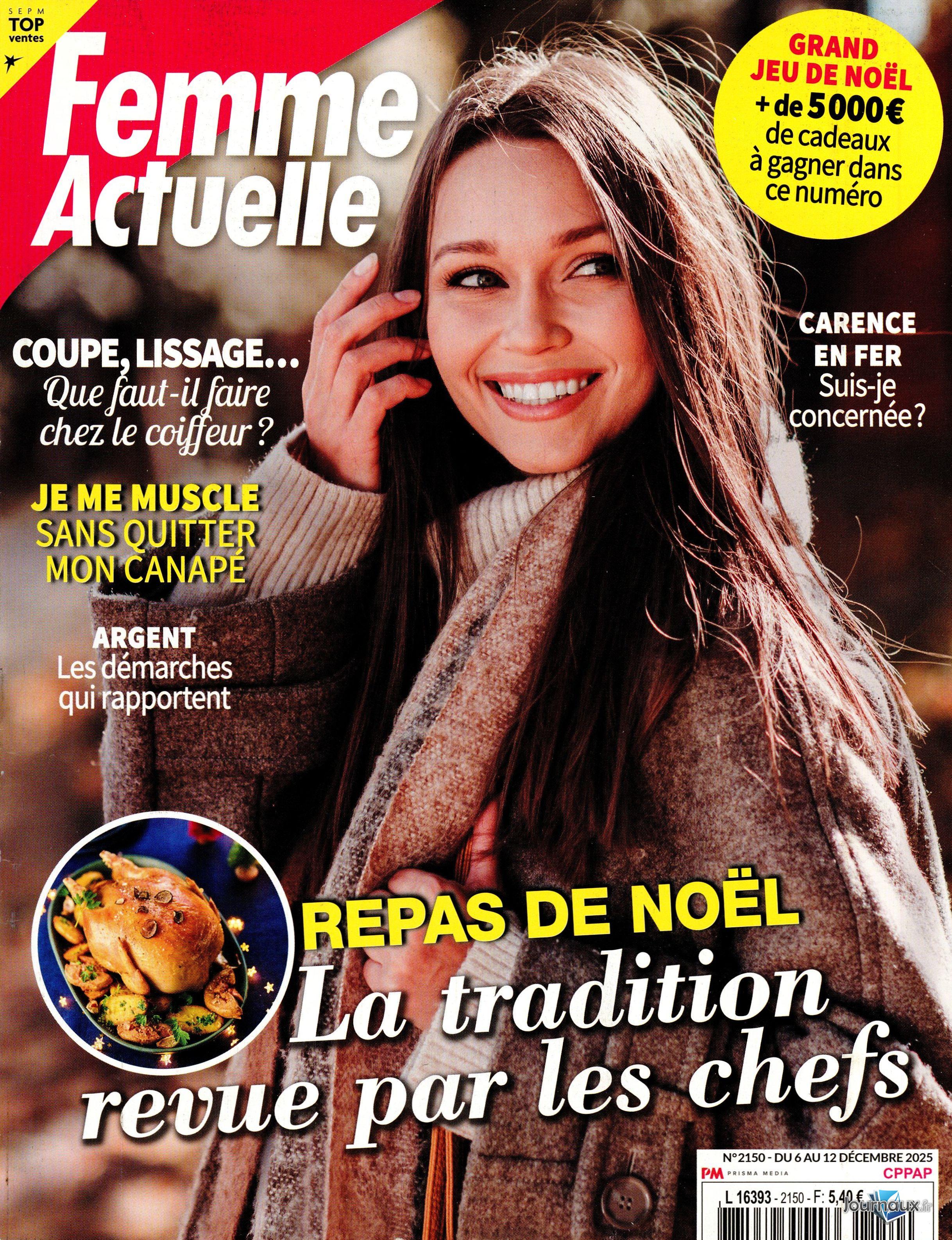 Femme Actuelle + Cuisine Actuelle n° 2150 2025-12-06