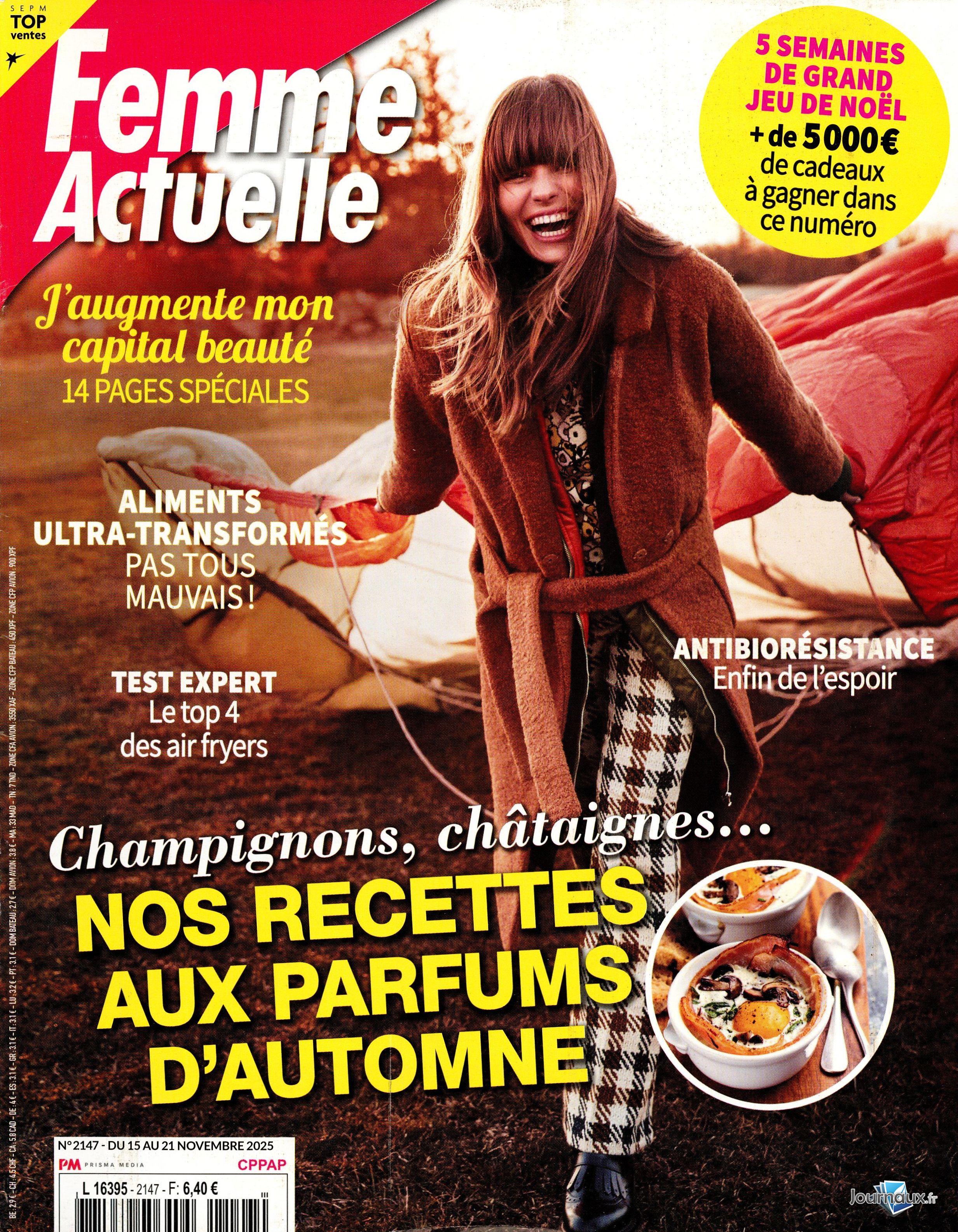 Femme Actuelle + Cuisine Actuelle Hors-Série n° 2147 2025-11-15