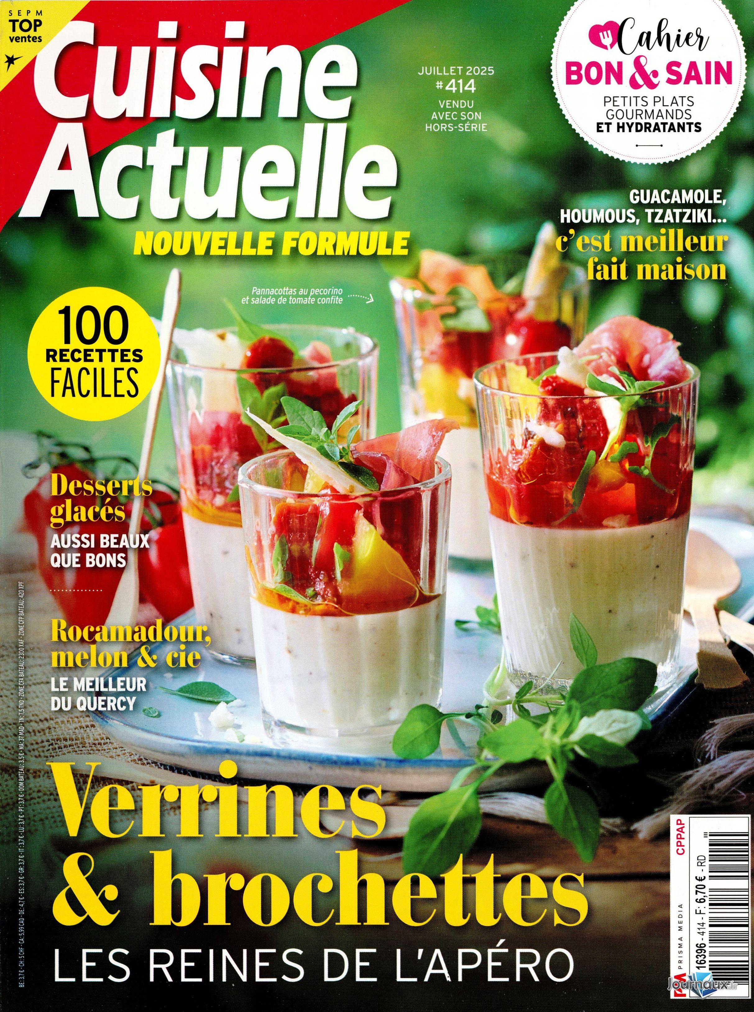 Cuisine Actuelle + Cuisine Actuelle Hors-Série n° 414 2025-06-05