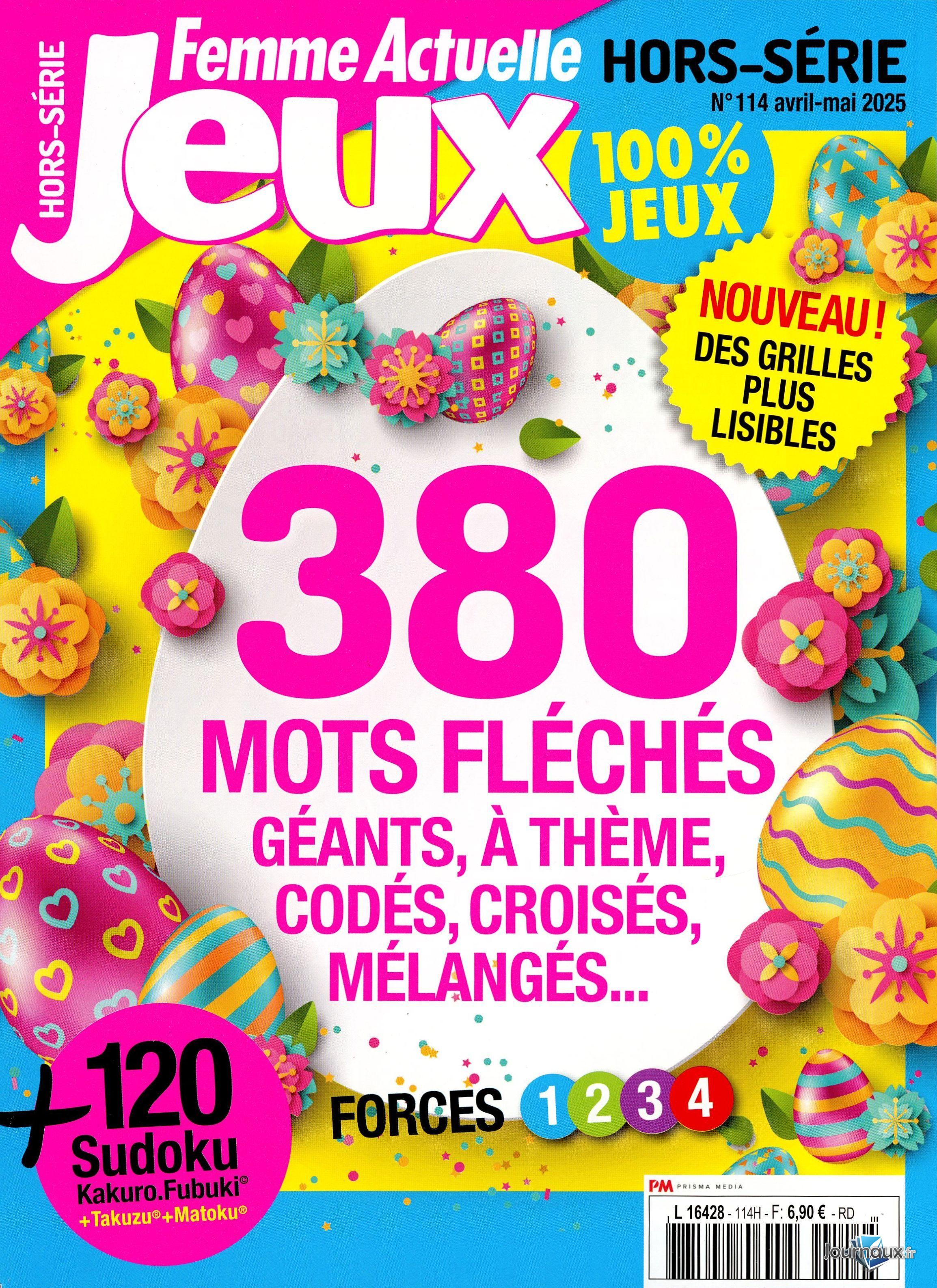 Femme Actuelle Jeux Hors-Série + Femme Actuelle Jeux Extra n° 114 2025-03-12