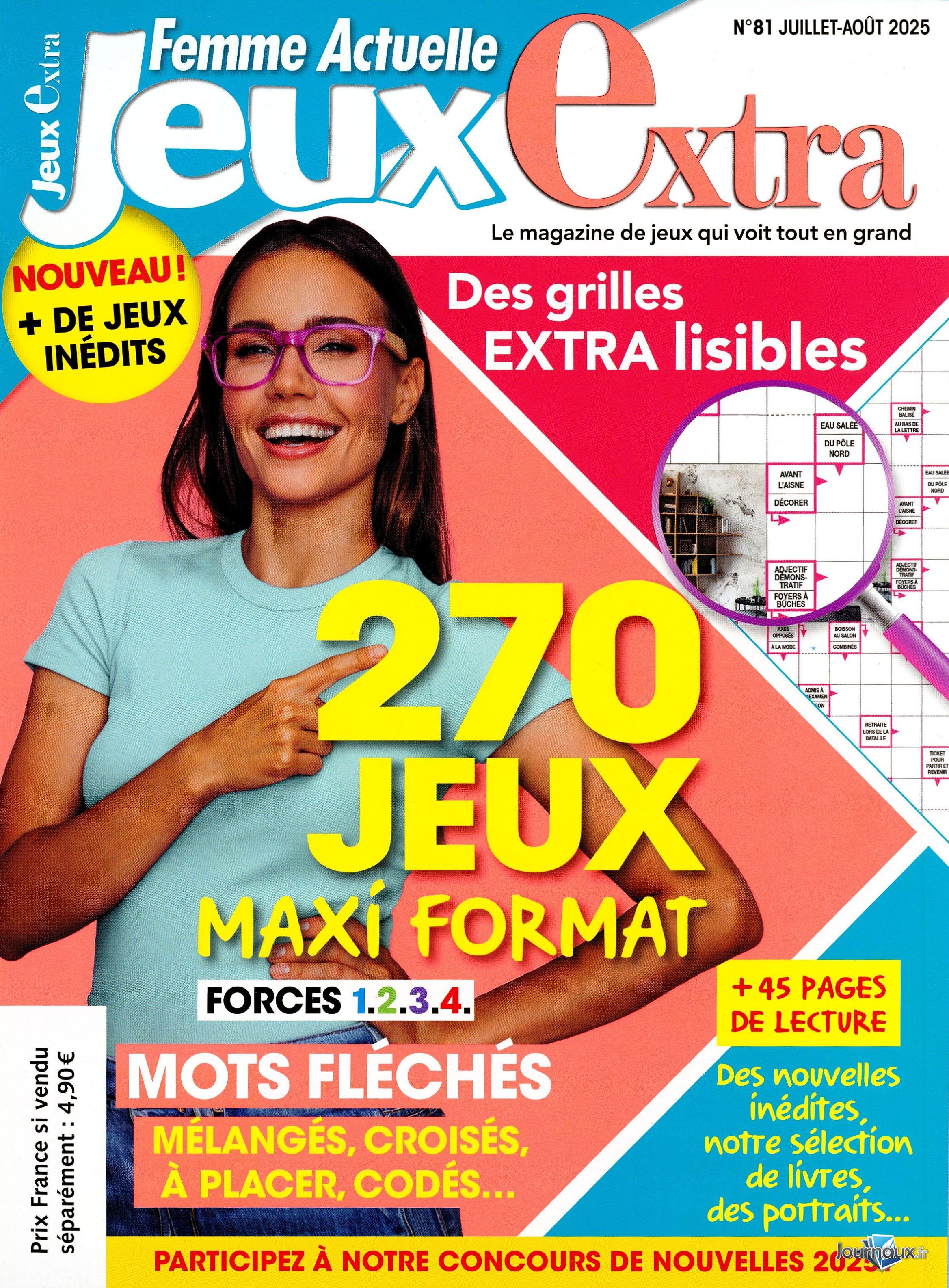 Femme Actuelle Jeux Hors-Série + Femme Actuelle Jeux Extra n° 116 2025-07-22