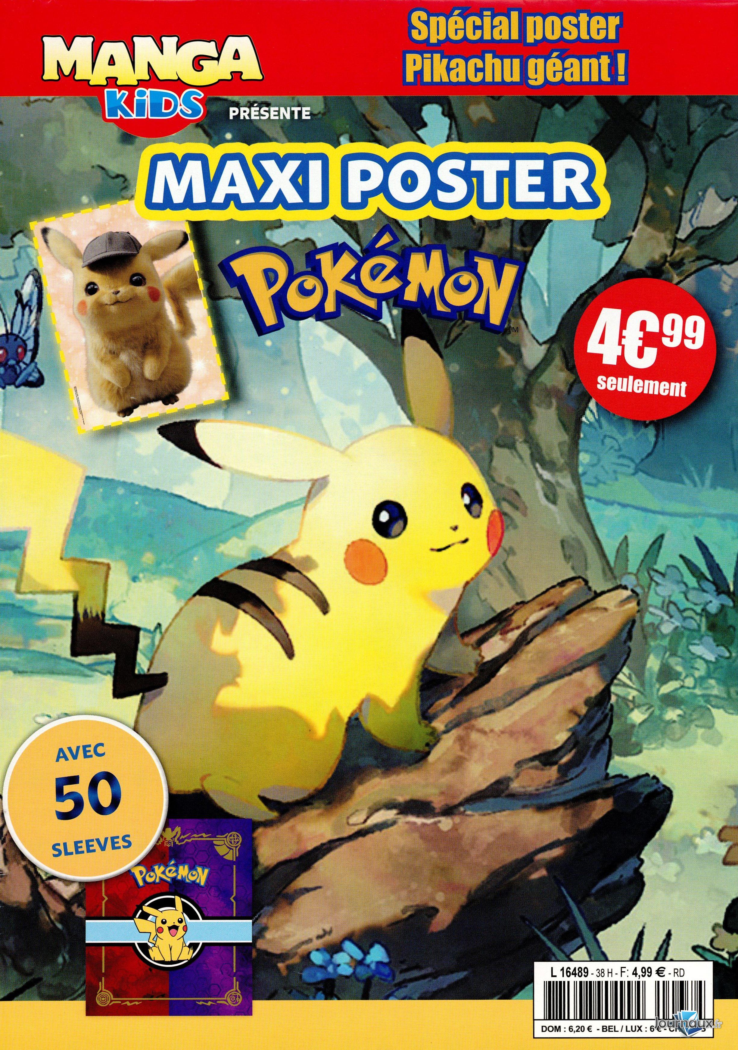 Manga Kids Maxi Poster Pokemon (REV) n° 38 2025-07-18