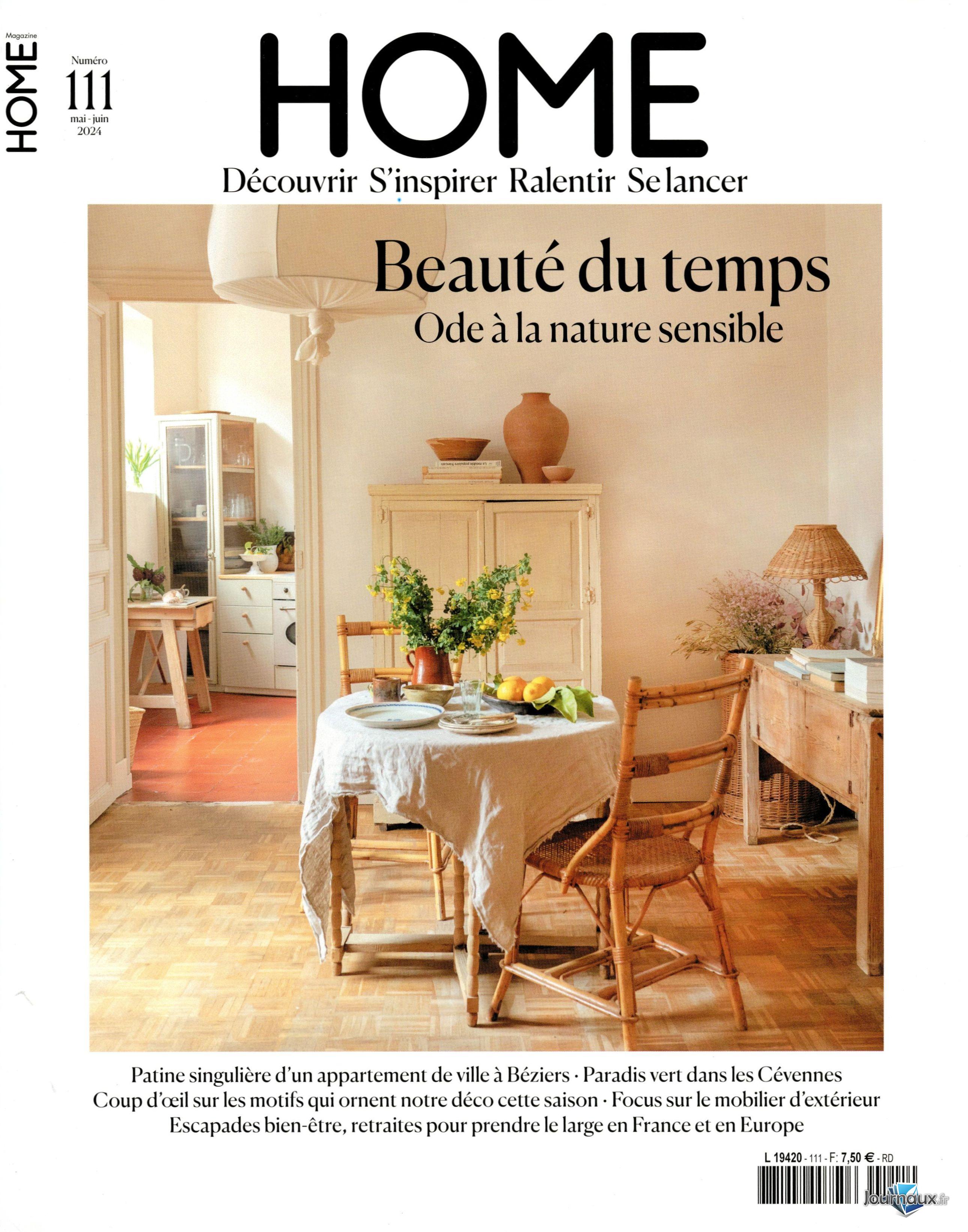Pack Home Magazine + 2 Anciens numéros  n° 118 2025-06-20
