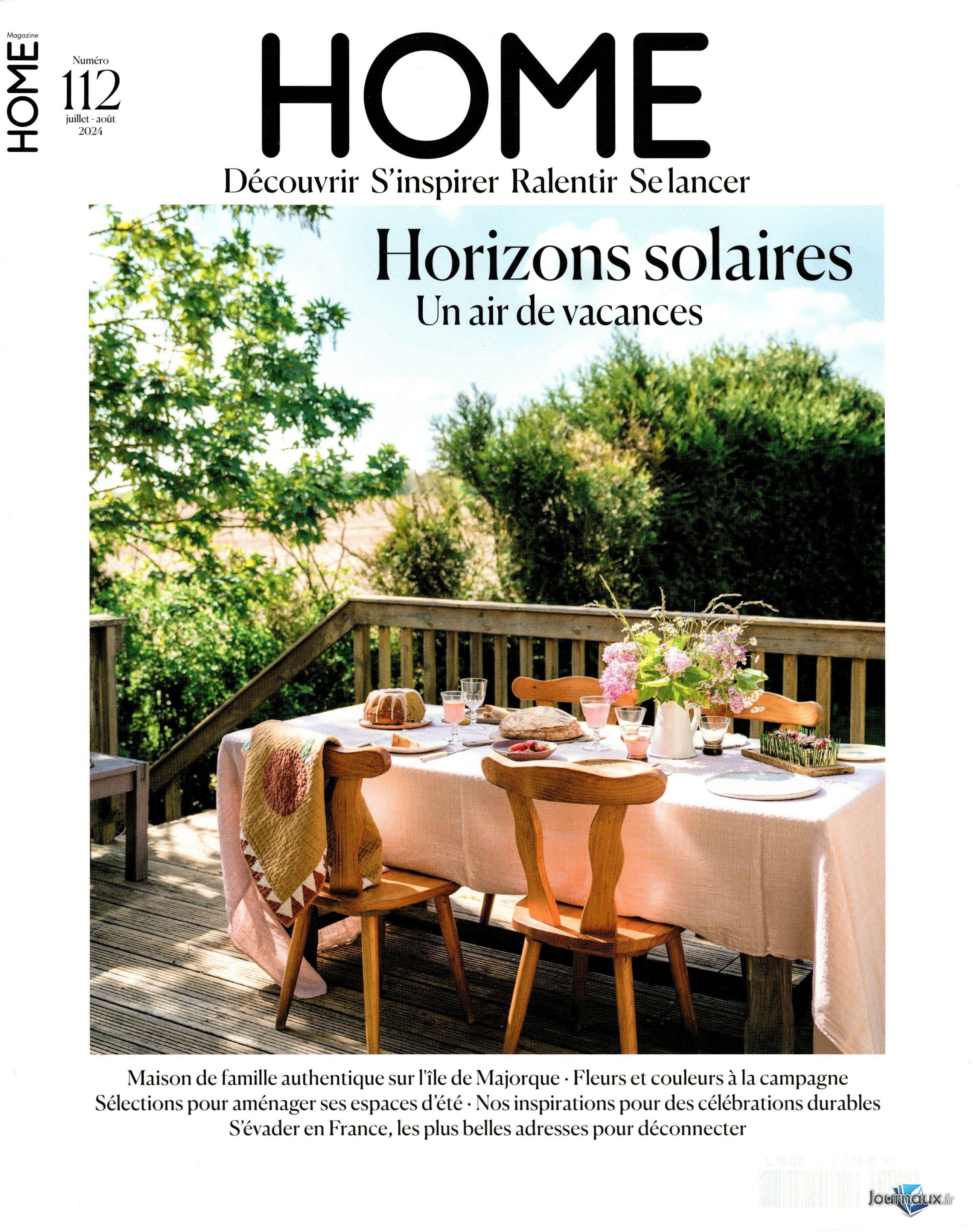 Pack Home Magazine + 2 Anciens numéros  n° 118 2025-06-20