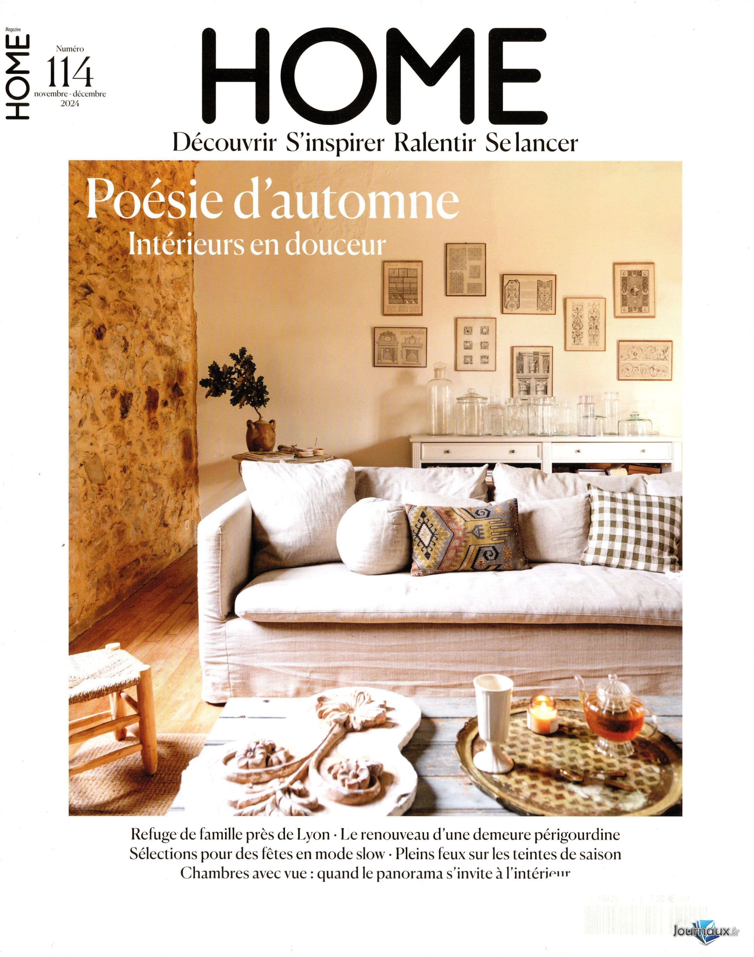 Pack Home Magazine + 2 Anciens numéros n° 120 2025-10-30