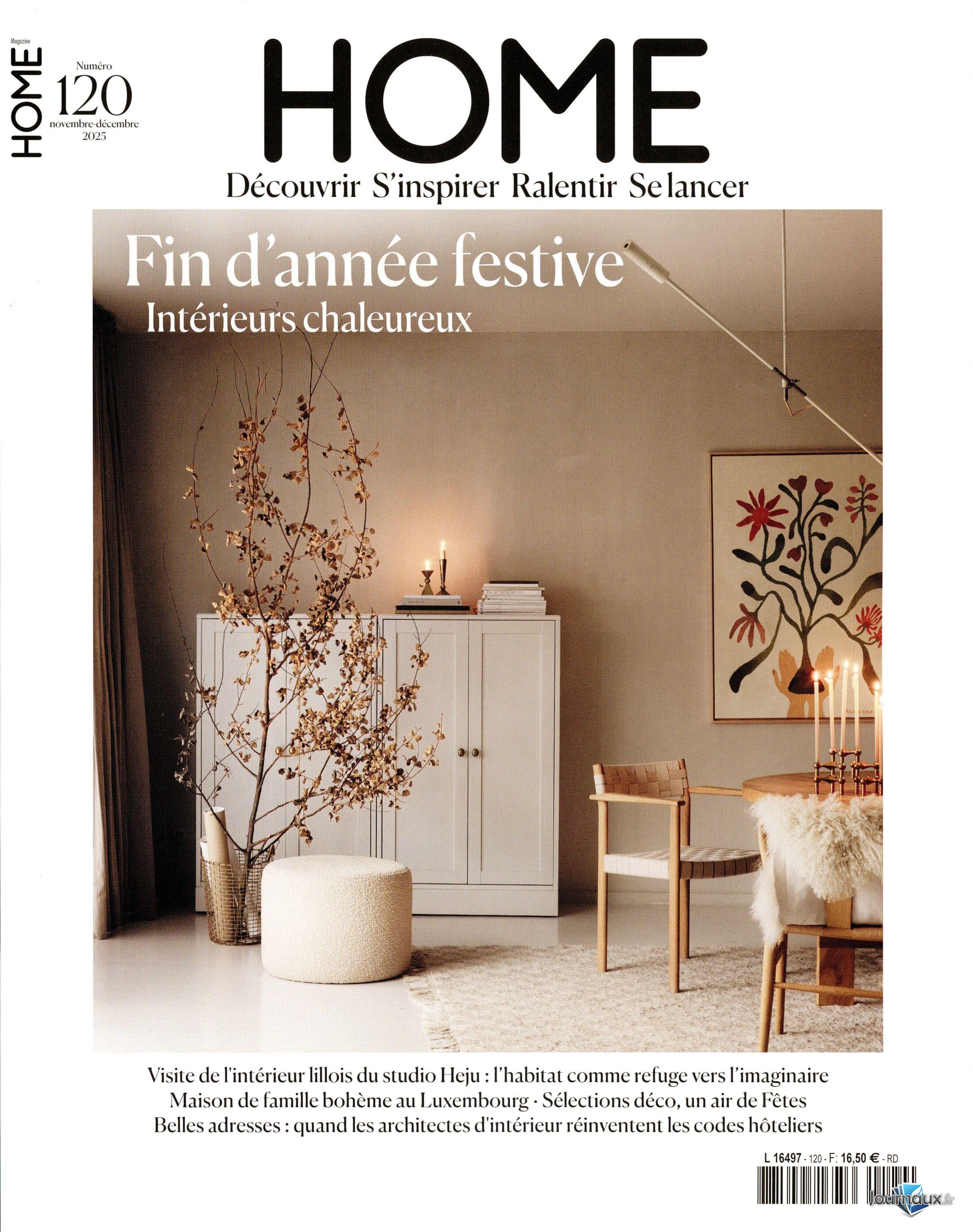 Pack Home Magazine + 2 Anciens numéros n° 120 2025-10-30
