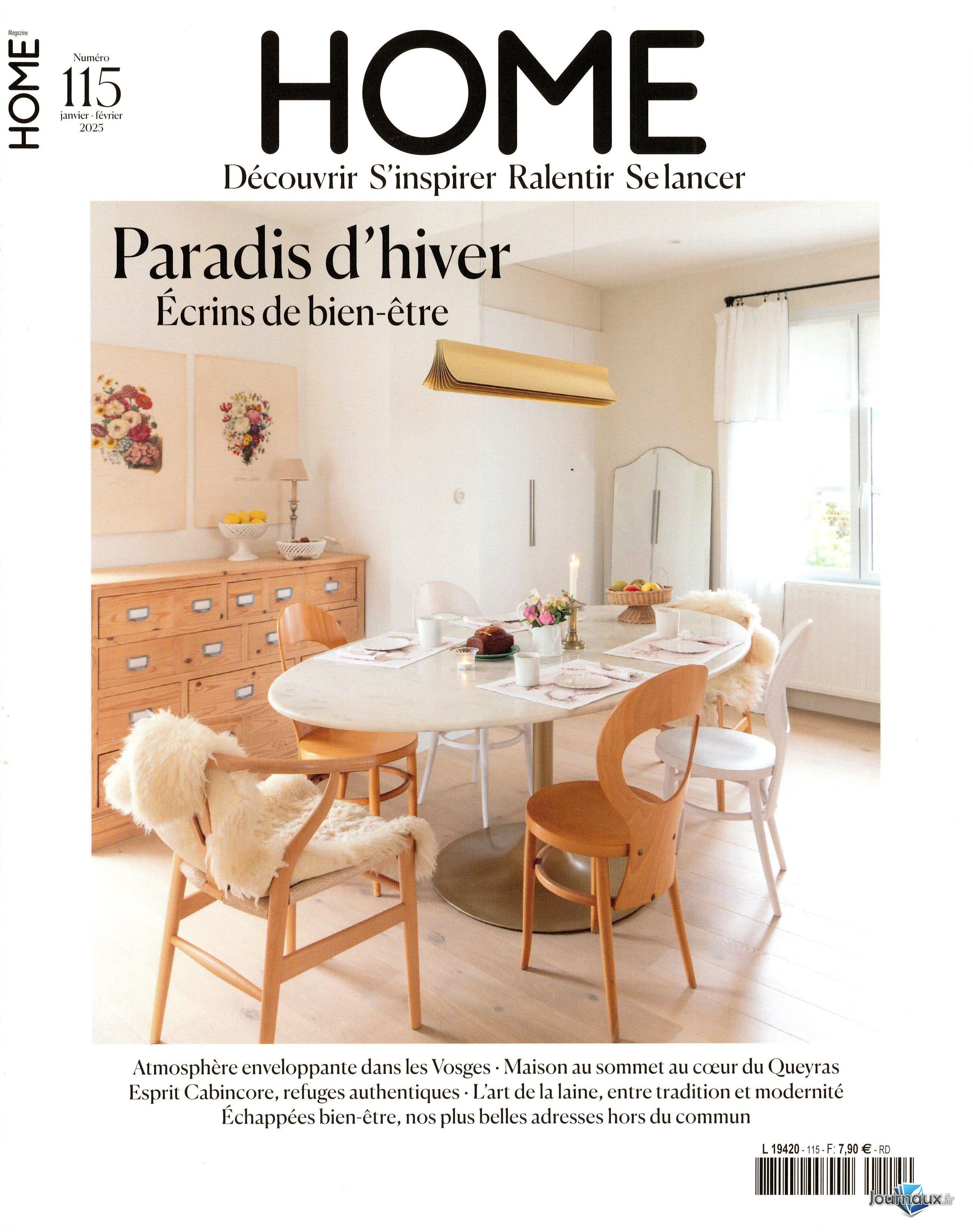 Pack Home Magazine + 2 Anciens numéros n° 121 2025-12-24