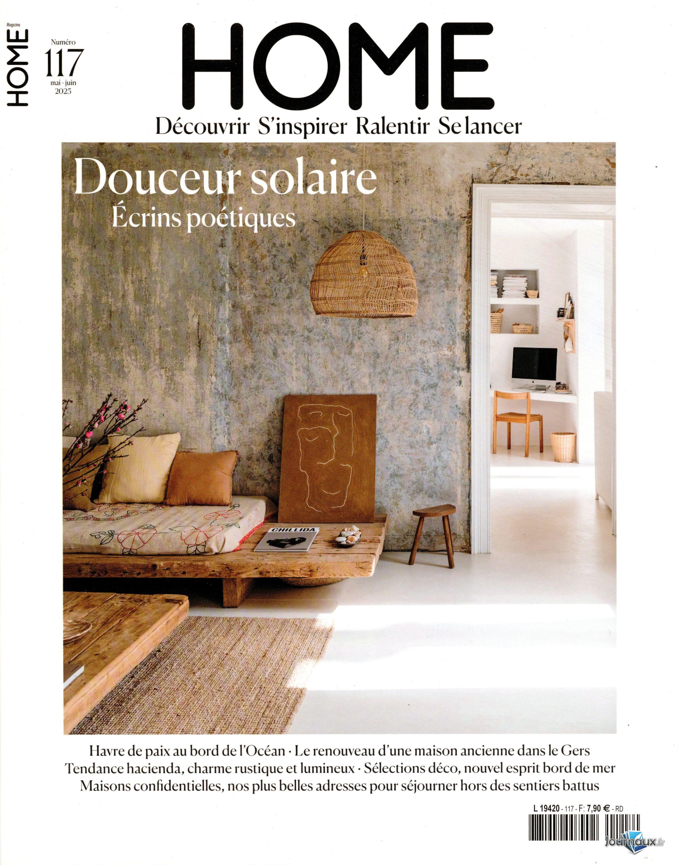 Pack Home Magazine + 2 Anciens numéros  n° 122 2026-02-26