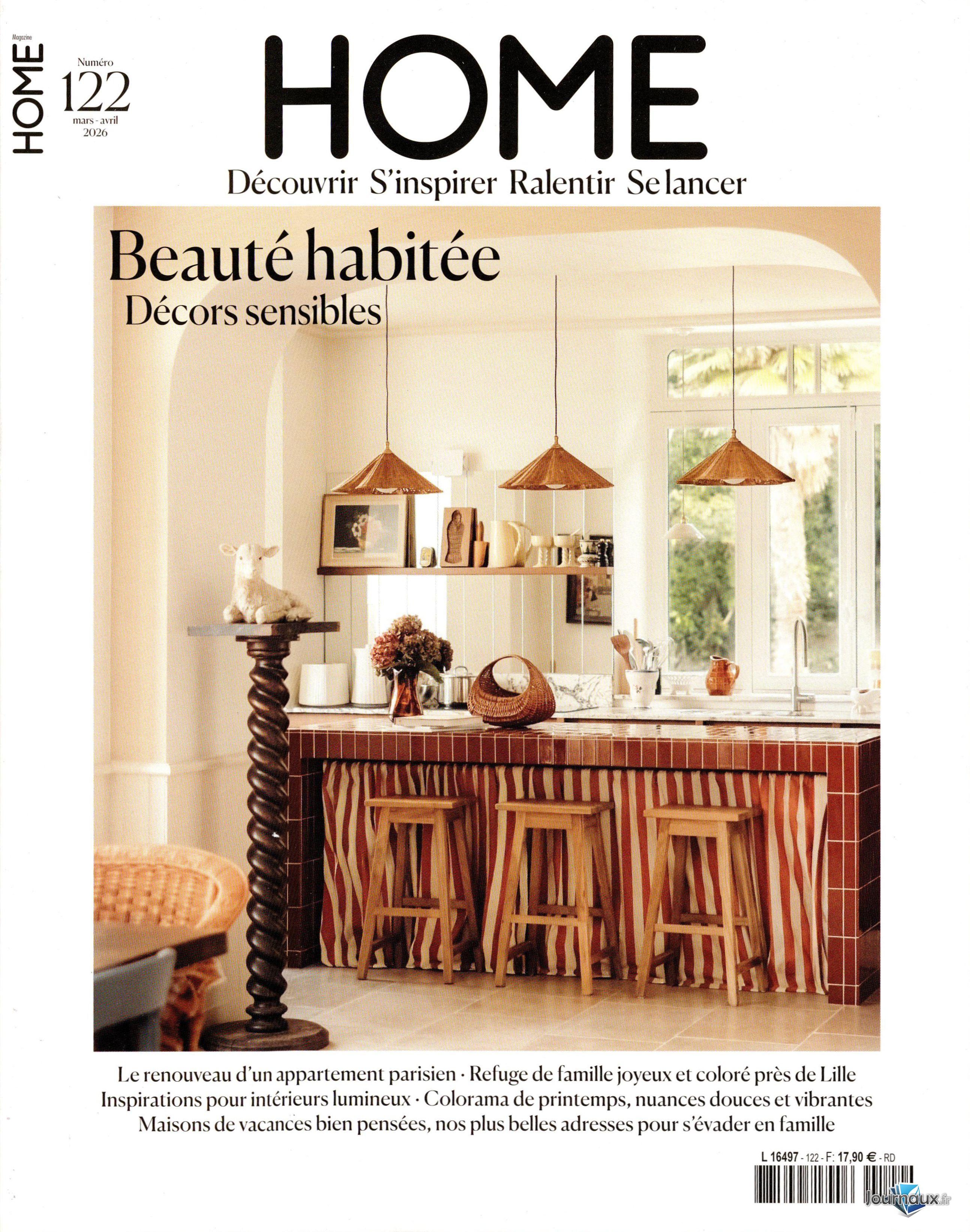 Pack Home Magazine + 2 Anciens numéros  n° 122 2026-02-26