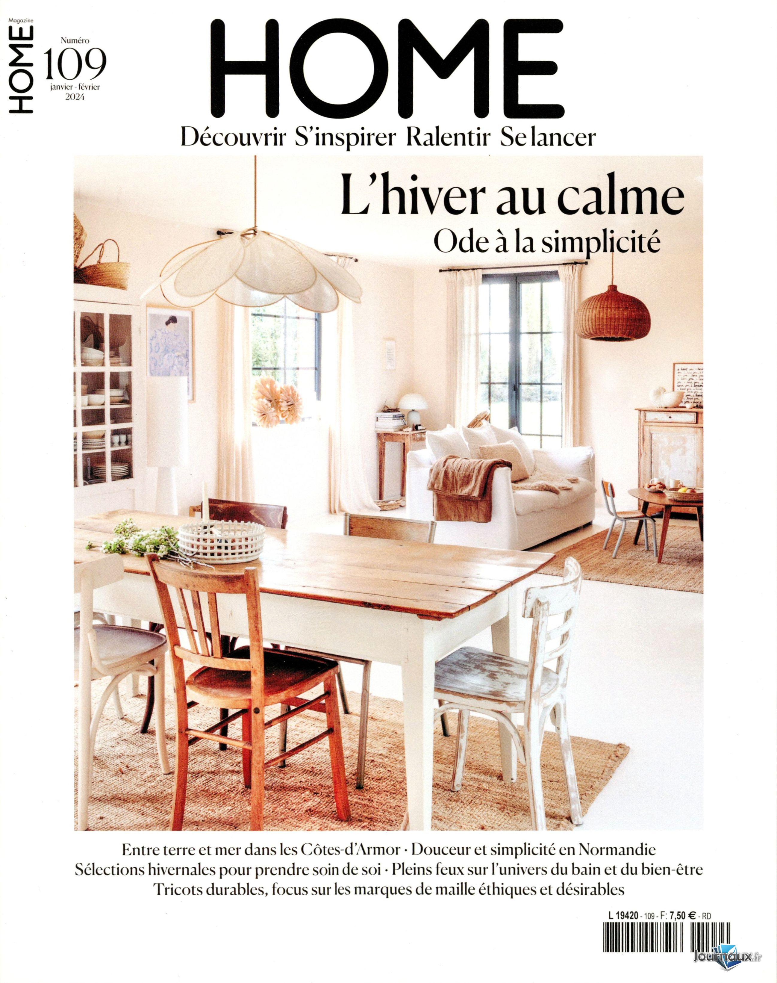 Pack Home Magazine + 2 Anciens numéros  n° 123 2026-04-22