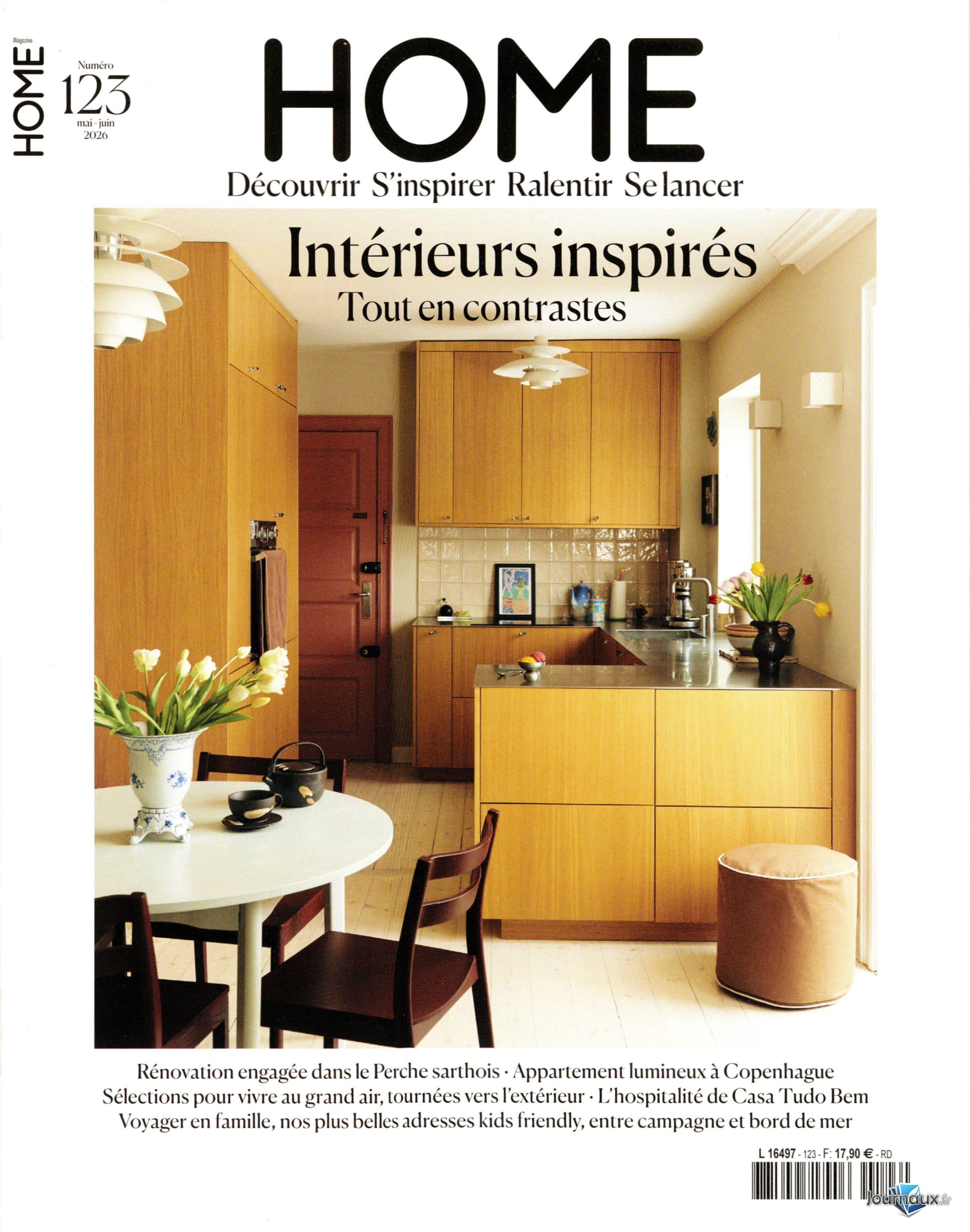 Pack Home Magazine + 2 Anciens numéros  n° 123 2026-04-22