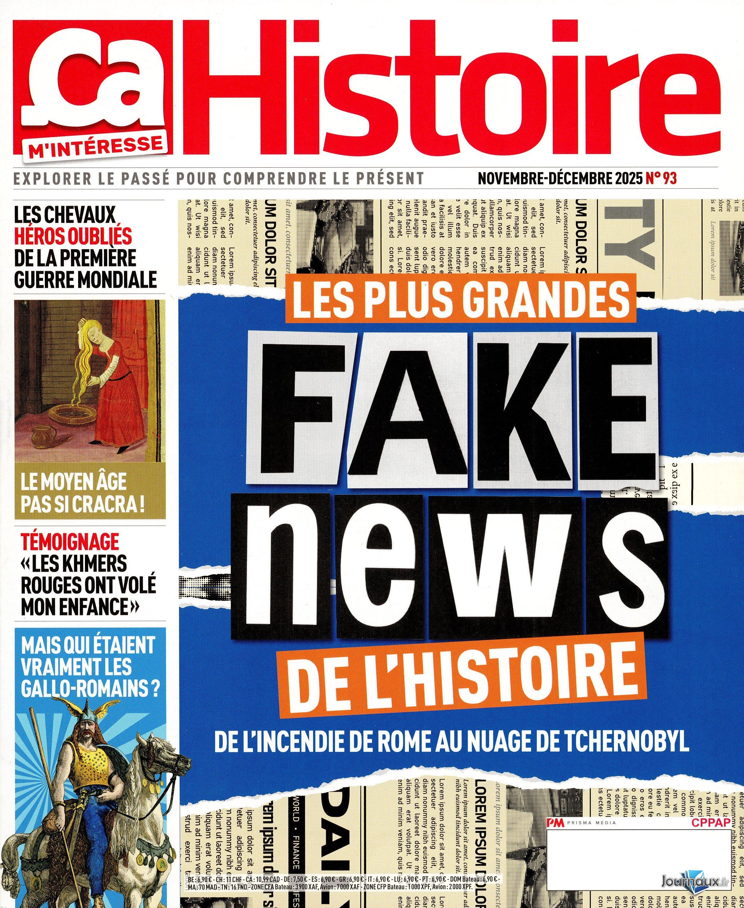 Ça M'Intéresse + Ça M'Interésse Histoire n° 538 2025-11-20