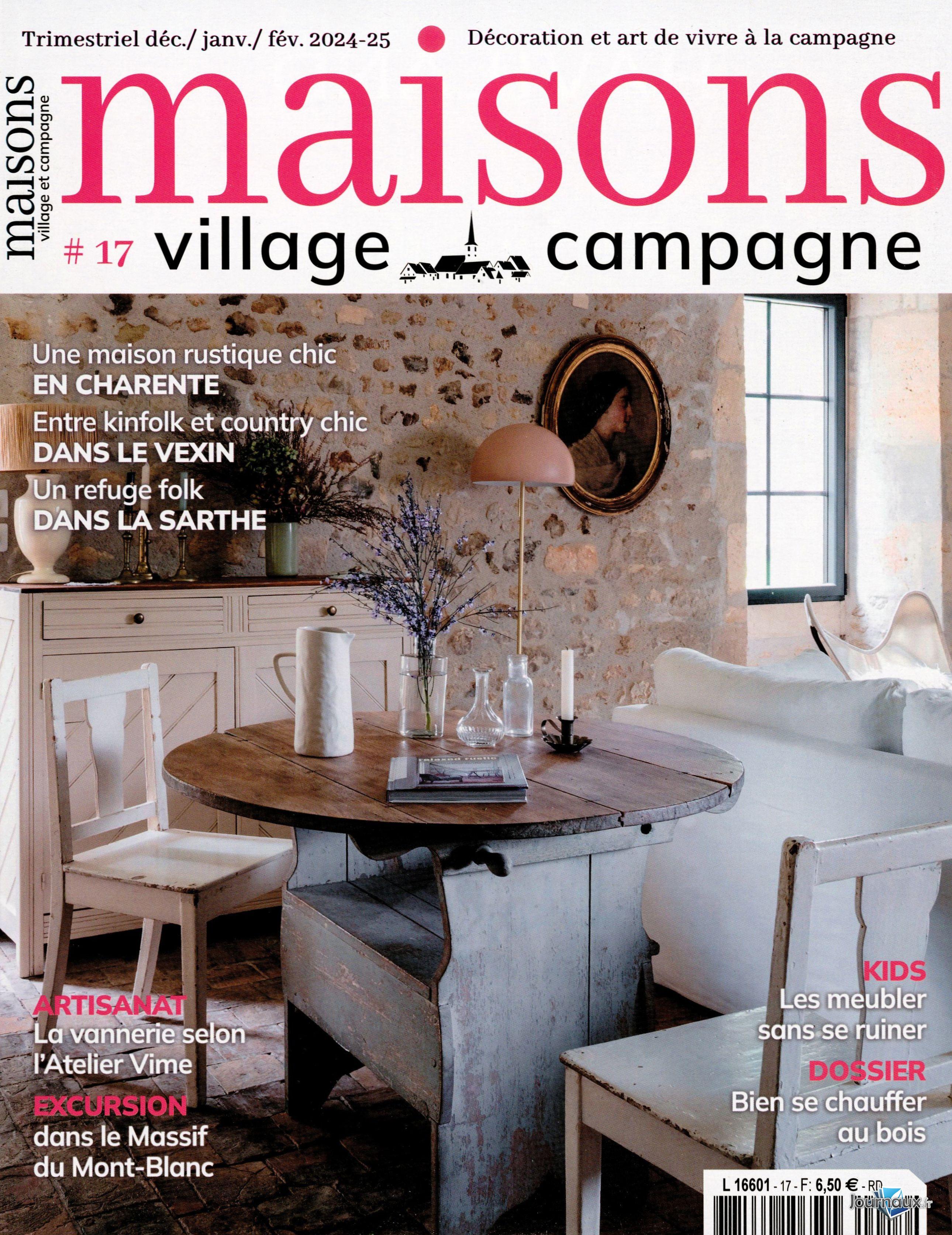 Maisons Village Campagne + 1 Magazine n° 18 2025-07-02