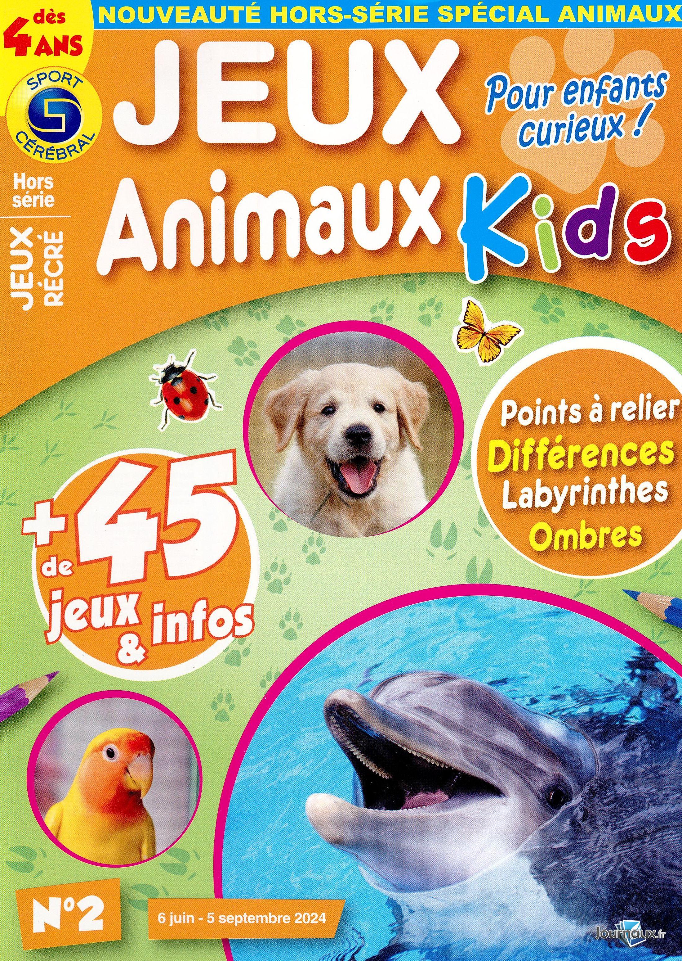 SC Jeux Animaux Kids Hors-Série - Dès 4 ans n° 2 2024-06-06