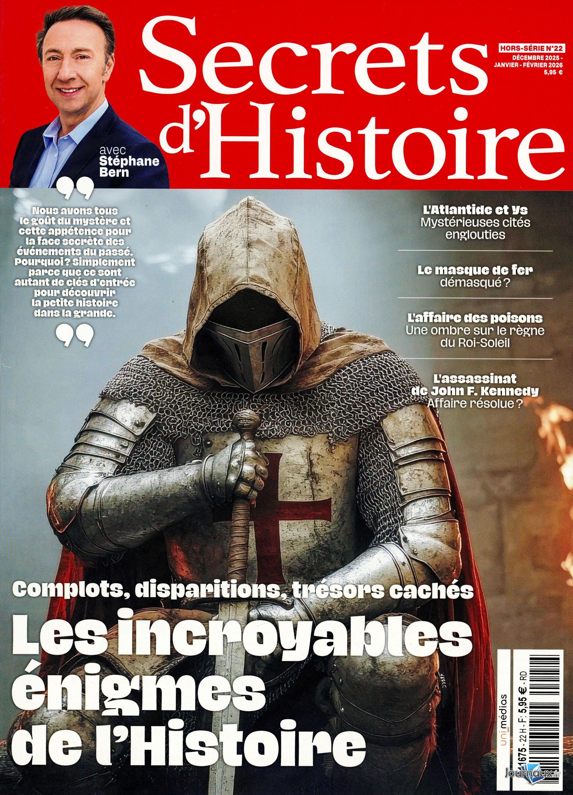 OFFRE SPECIALE Secret d'Histoire Hors-Série n° 5 2026-07-21