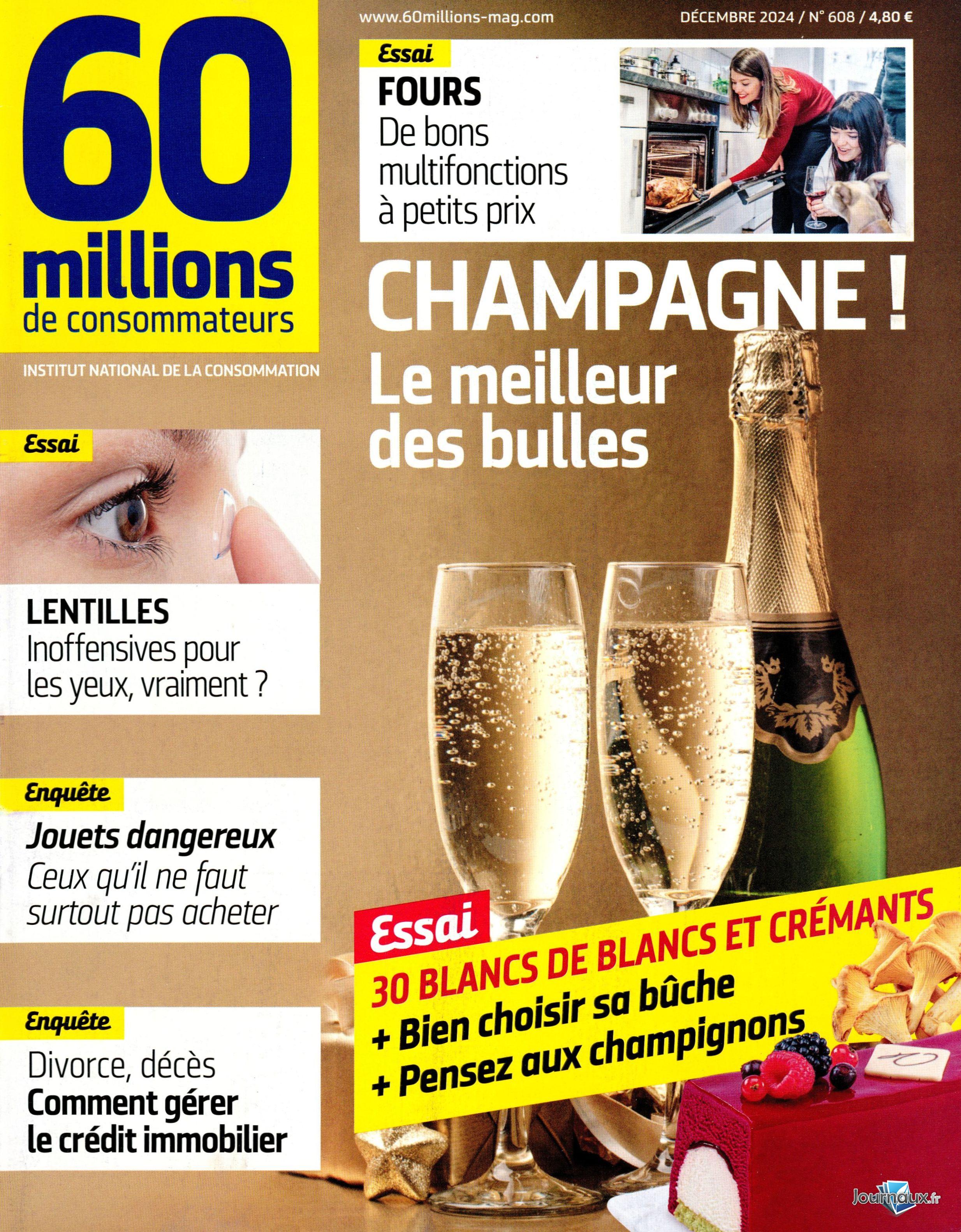 60 Millions de Consommateurs + 60 Millions Junior n° 608 2024-12-27
