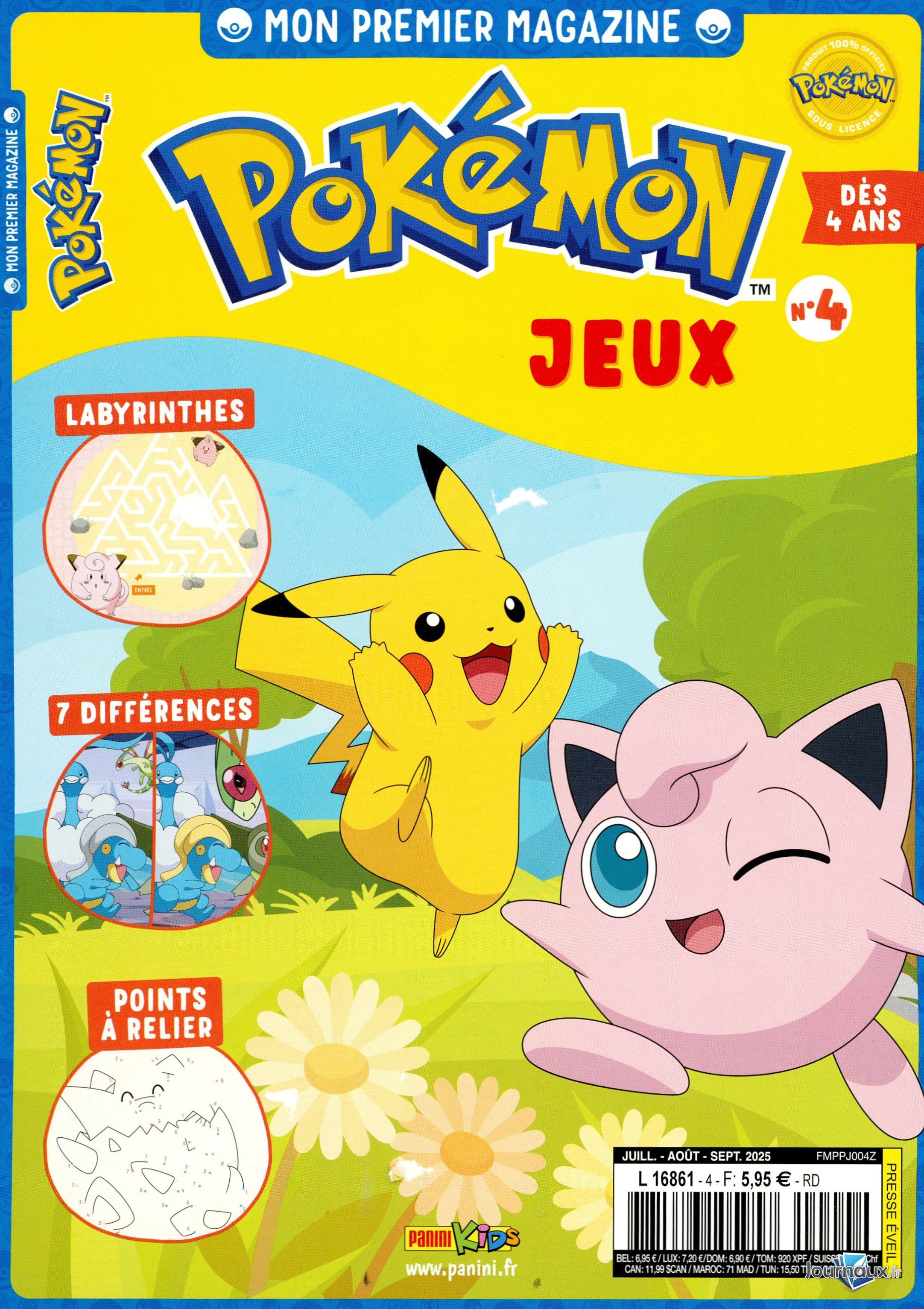 Mon Premier Magazine Pokémon Jeux n° 4 2025-12-18