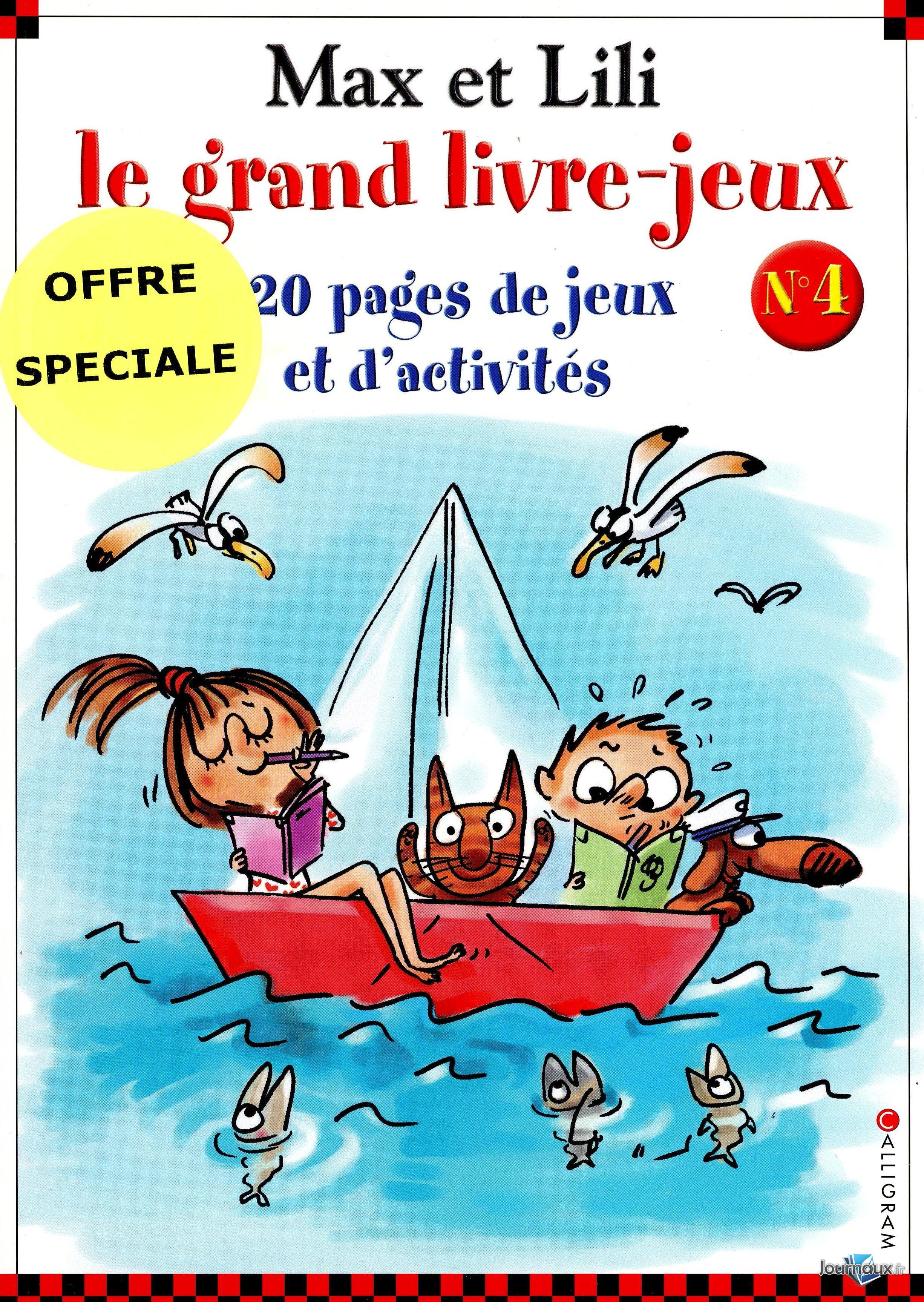 Max et Lili Le Grand Livre-Jeux n° 1 2022-07-01