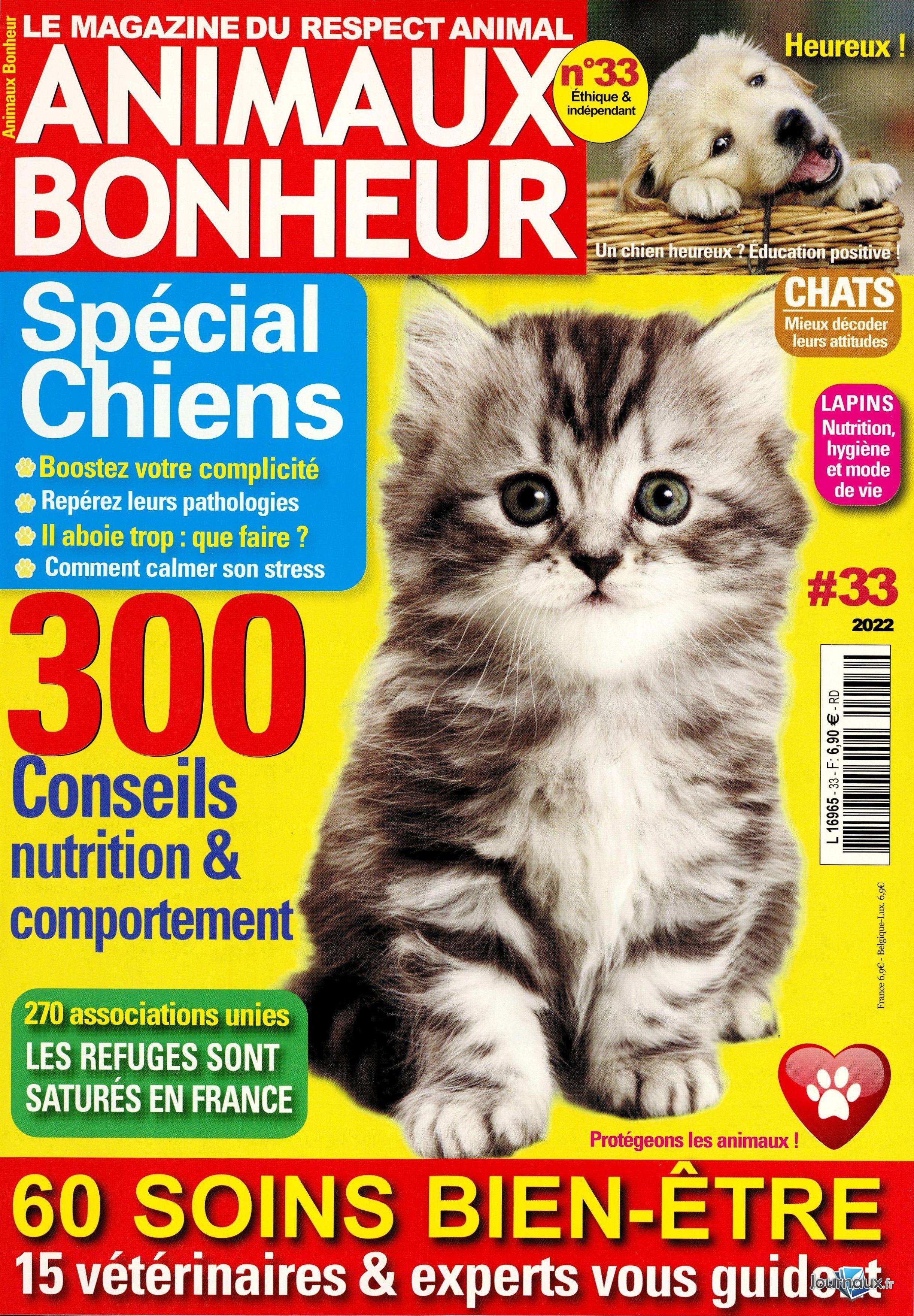 Animaux Bonheur + La Voix des Bêtes n° 33 2022-10-27