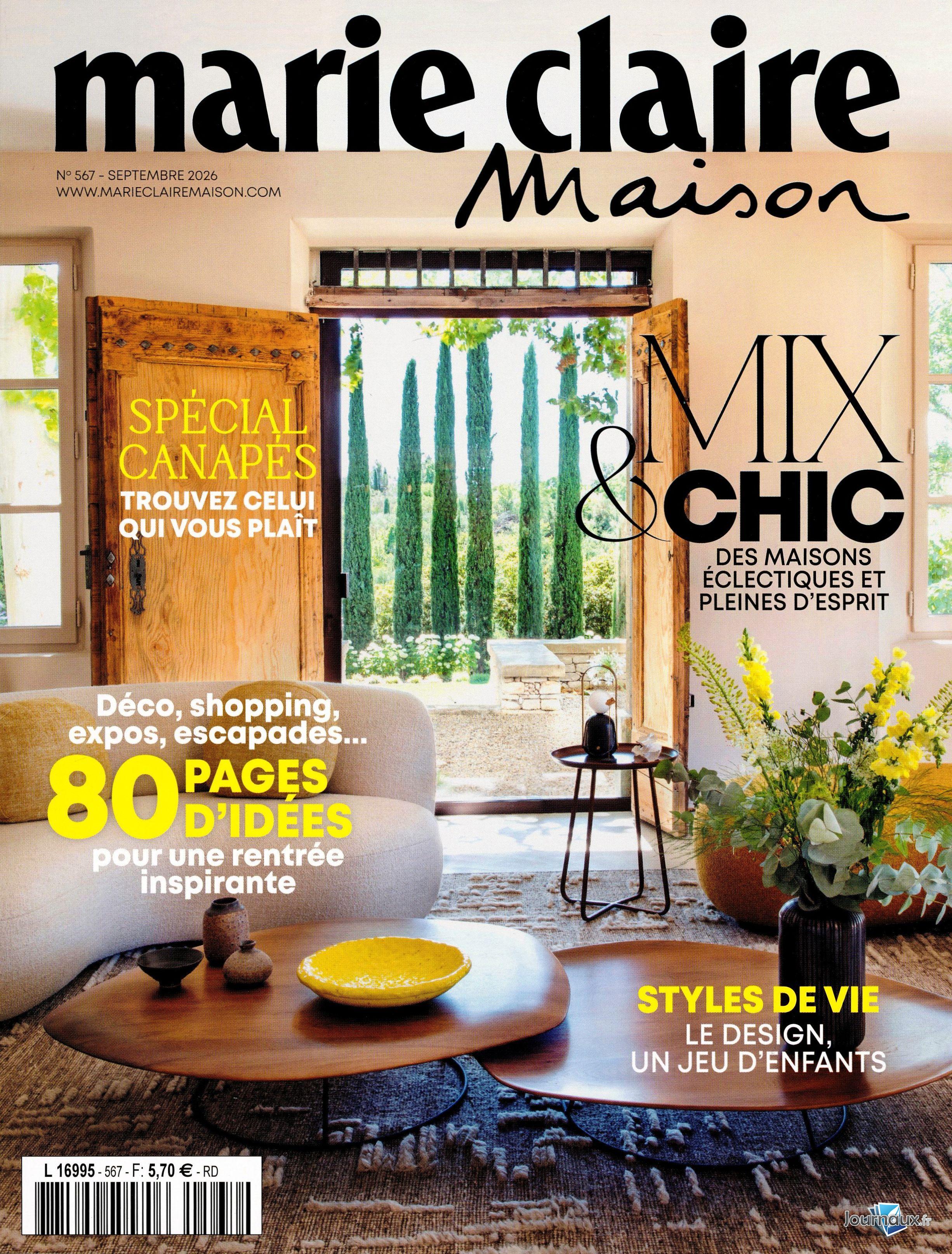Marie Claire Maison n° 567 2026-08-20