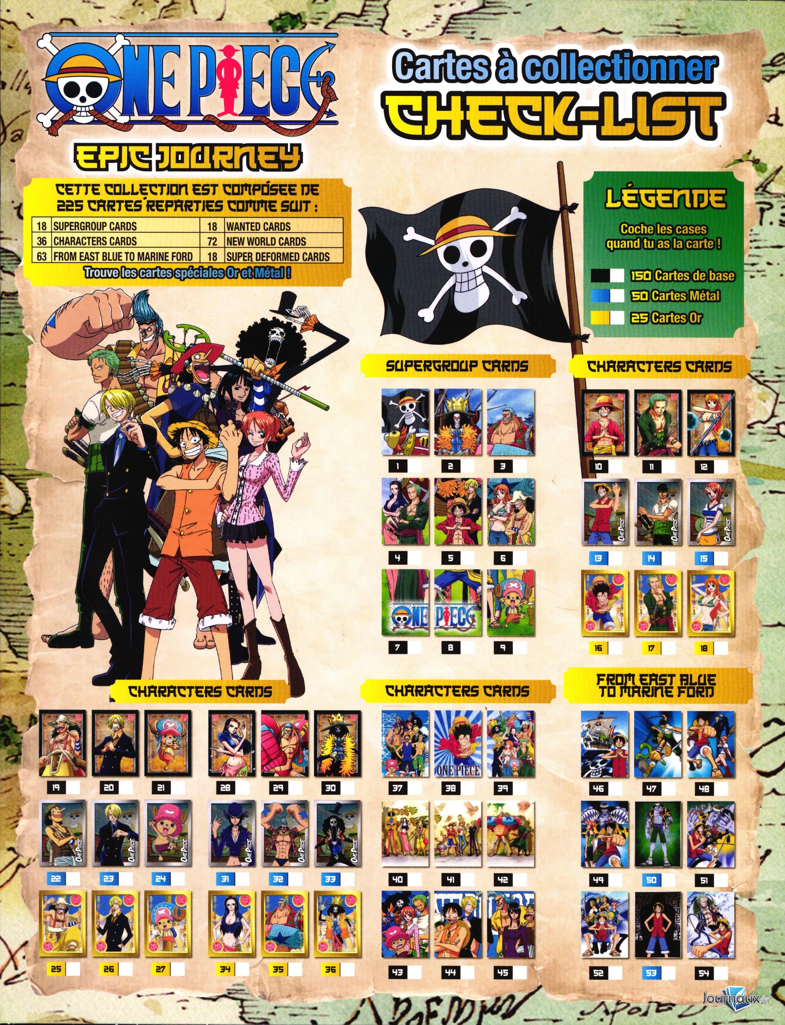 Panini One Piece - 1 classeur + 3 pochette (24 cartes) n° 1 2022-10-08