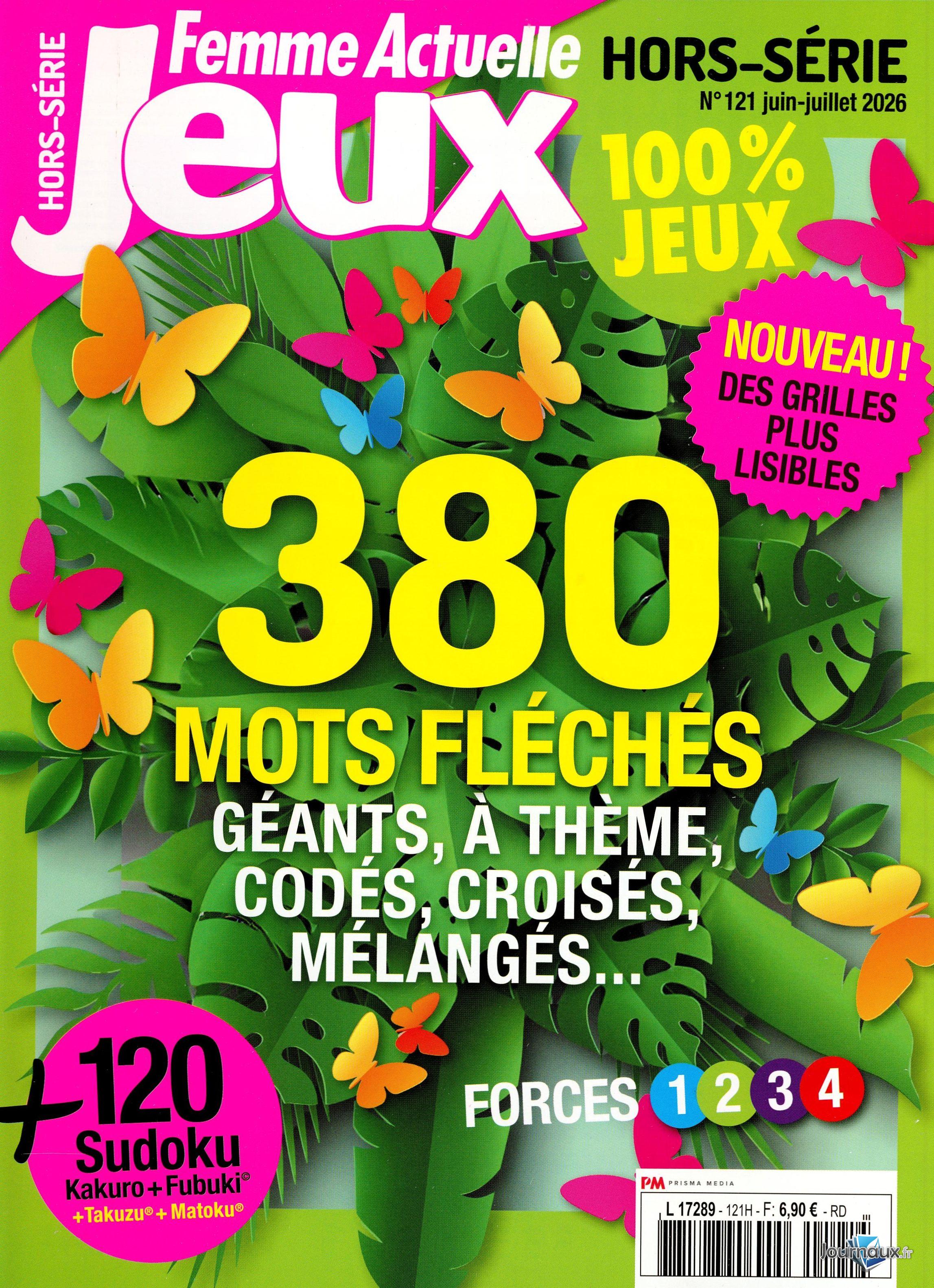 Femme Actuelle Jeux Hors Série + Femme Actuelle Jeux Nature  n° 121 2026-05-22
