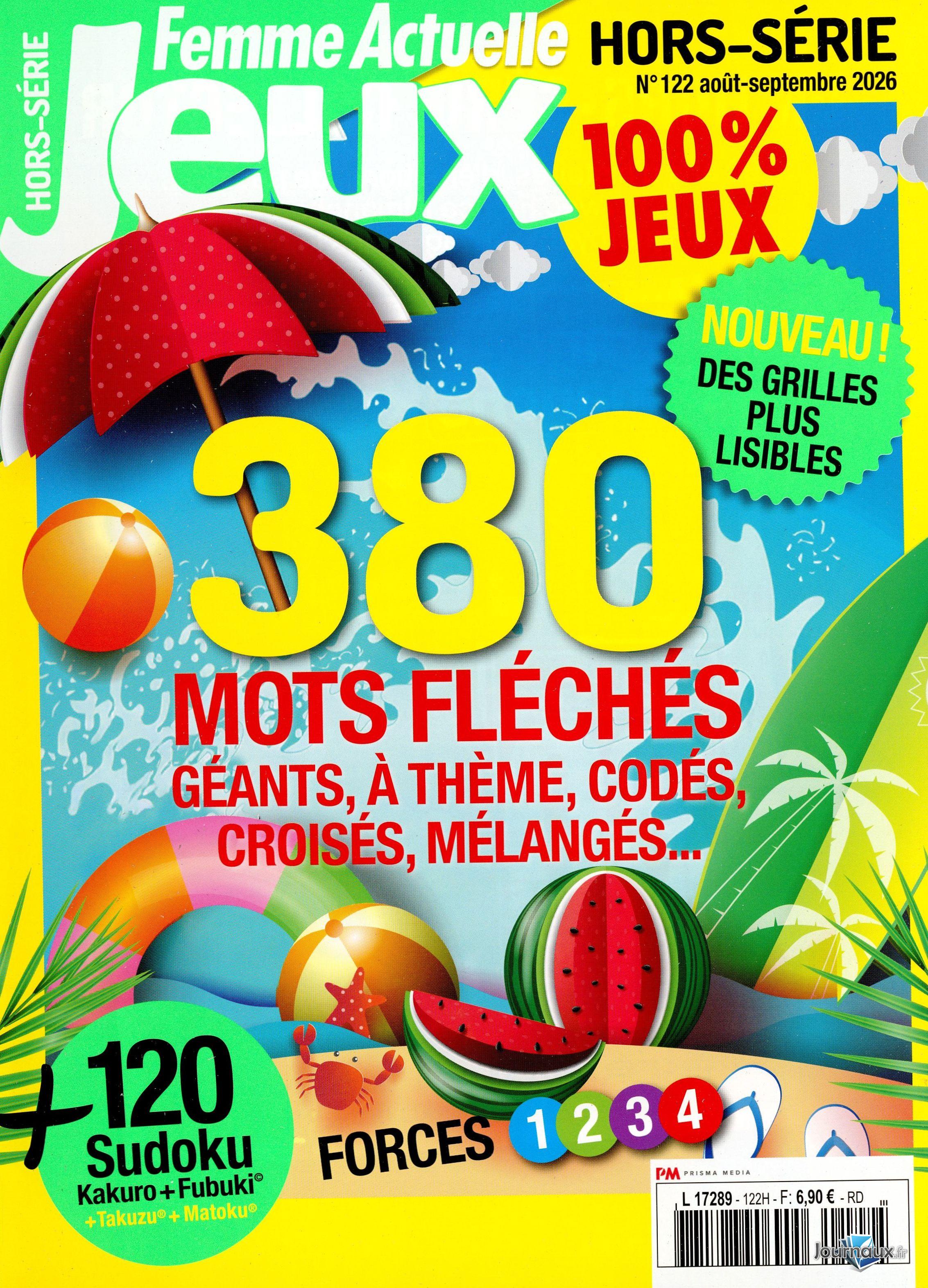 Femme Actuelle Jeux Hors Série + Femme Actuelle Jeux Nature  n° 122 2026-07-23