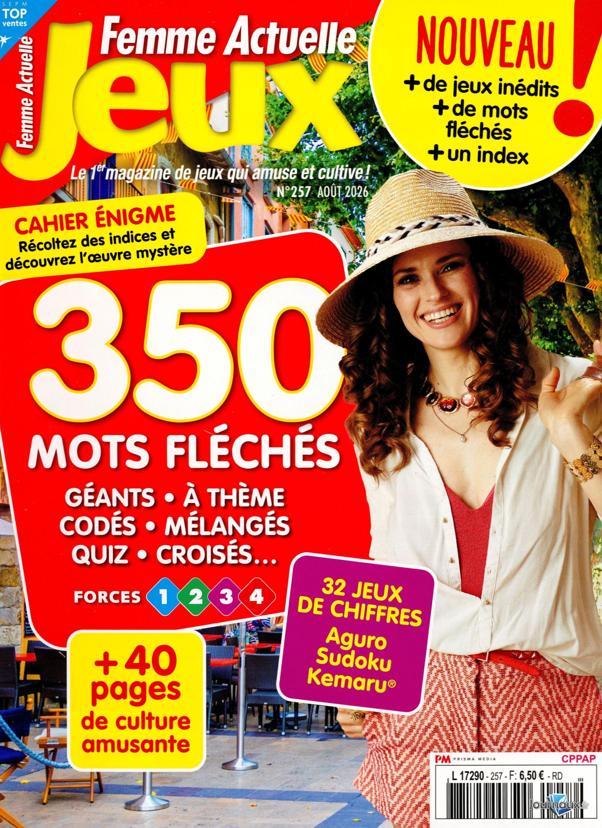 Femme Actuelle Jeux + Femme Actuelle Vacances n° 257 2026-07-02