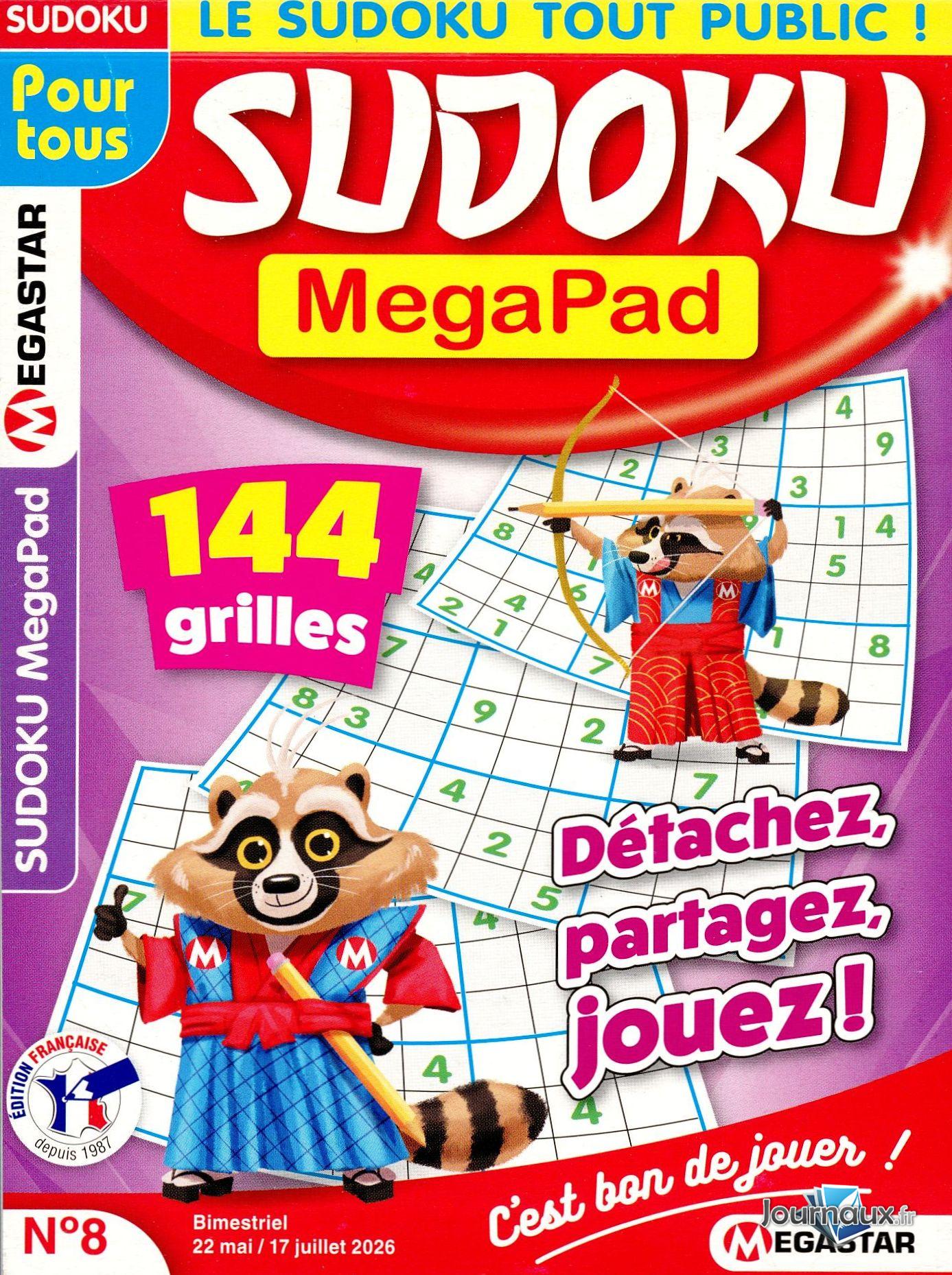 MG Sudoku Mega Pad pour Tous n° 8 2026-05-26
